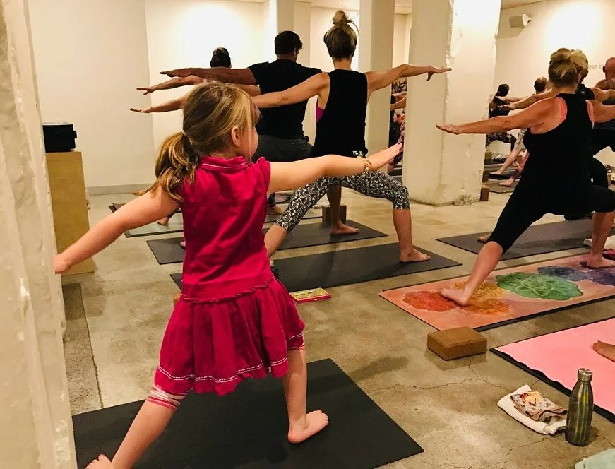 Happy International Yoga Day. Gratitude for this ancient practice that has kept me grounded through all phases of parenting. Flashback: Photo No.1 - My then four year old deciding to join in on a yoga class with my favourite teacher from NYC @julesfe