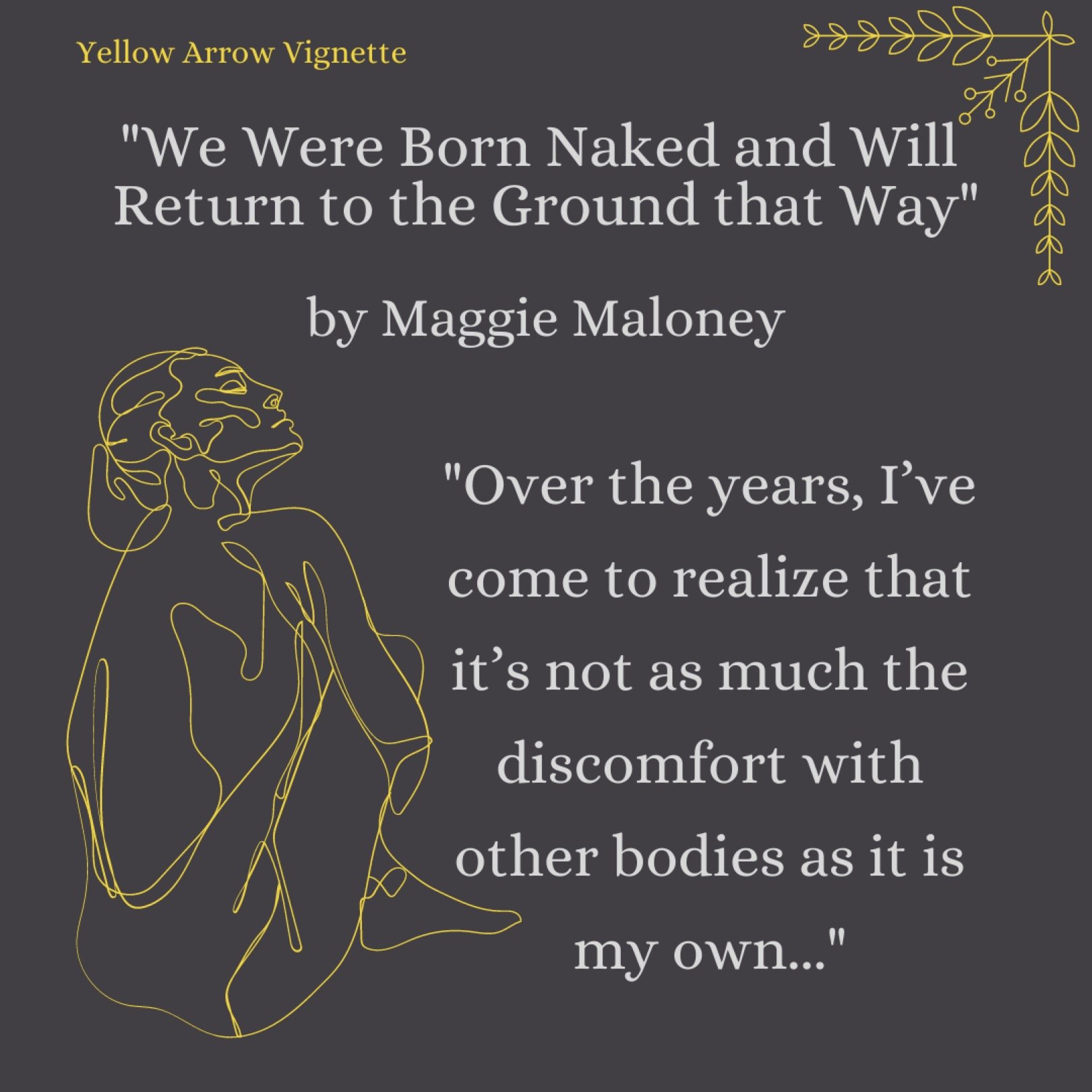 Maggie Maloney | We Were Born Naked