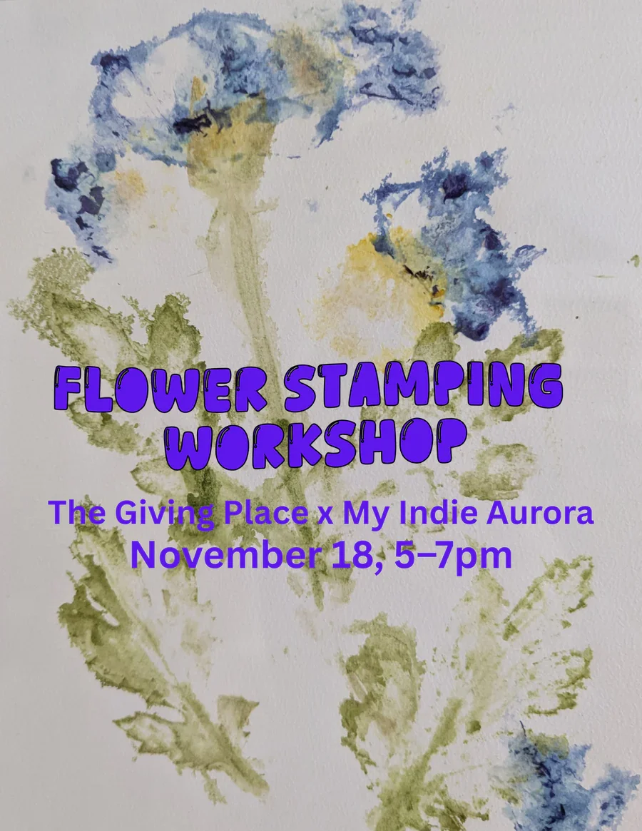 Flower Stamping Workshop @ My Indie Coffee Aurora