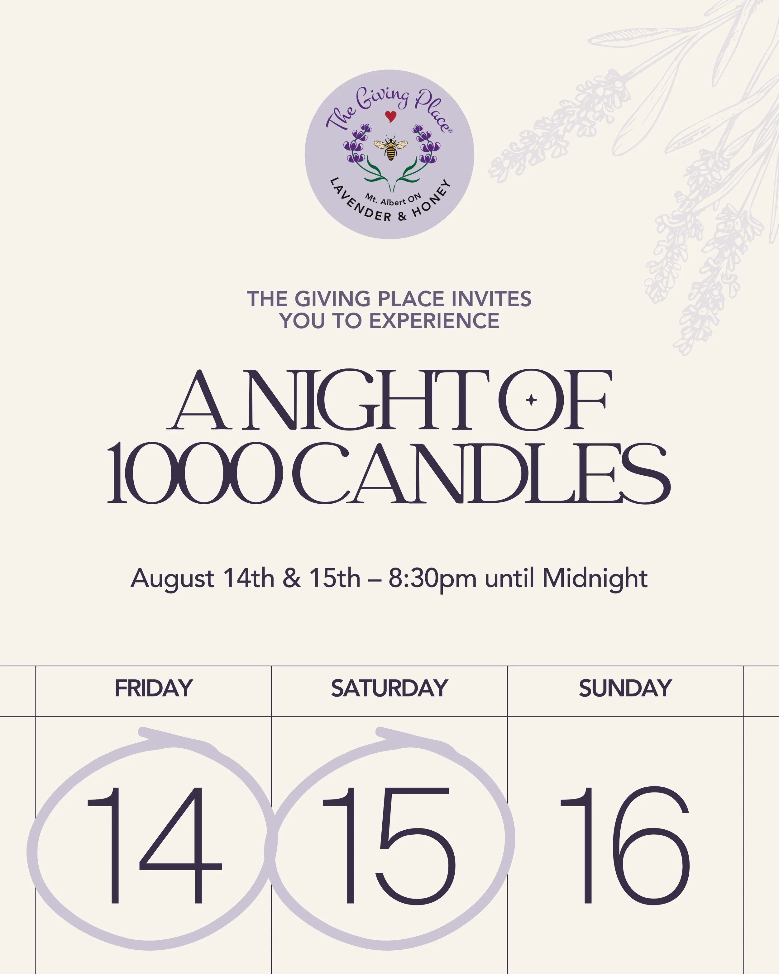 A Night of 1000 Candles
