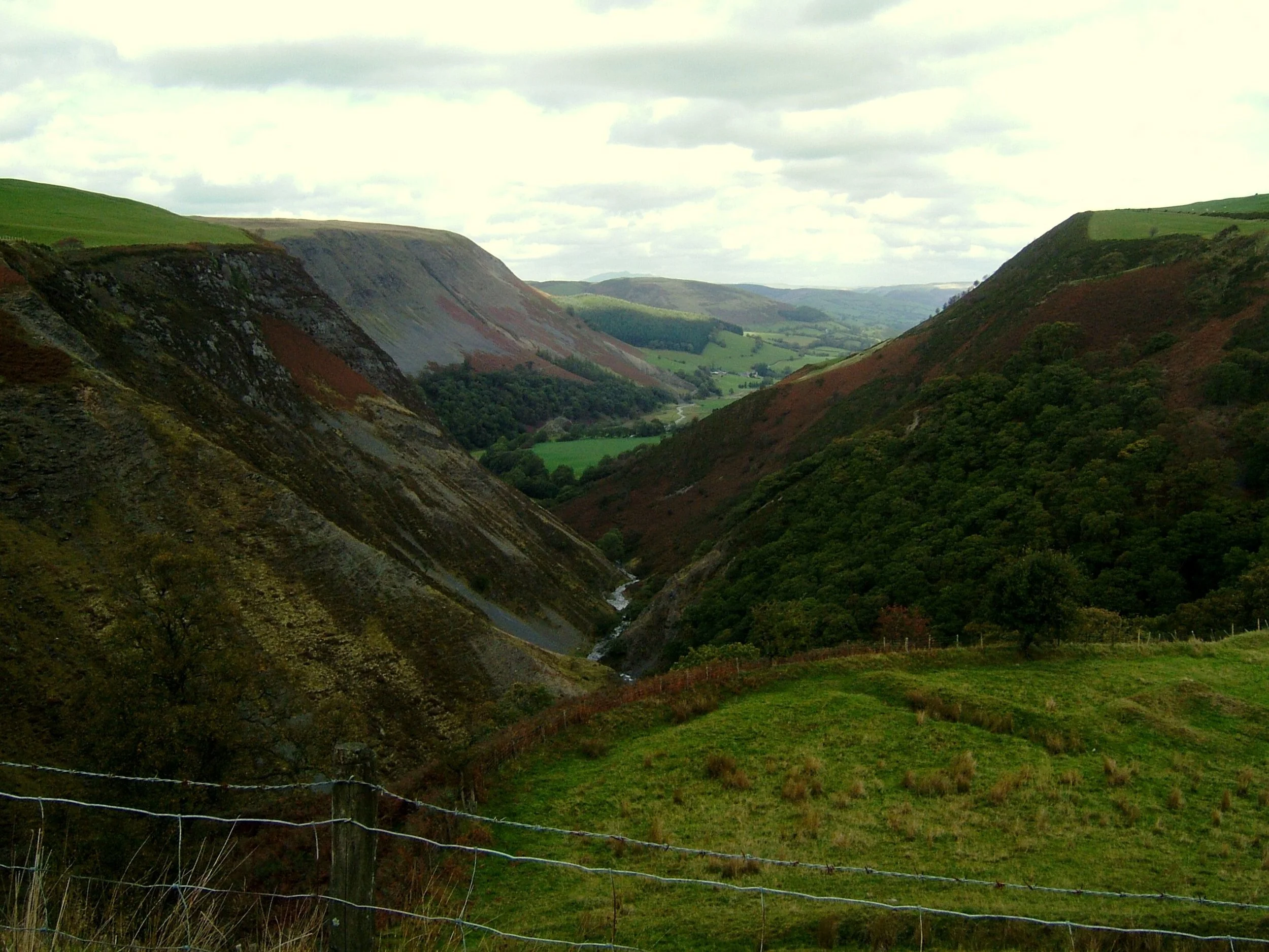 Dylife Gorge (about 7 miles from the cottage)