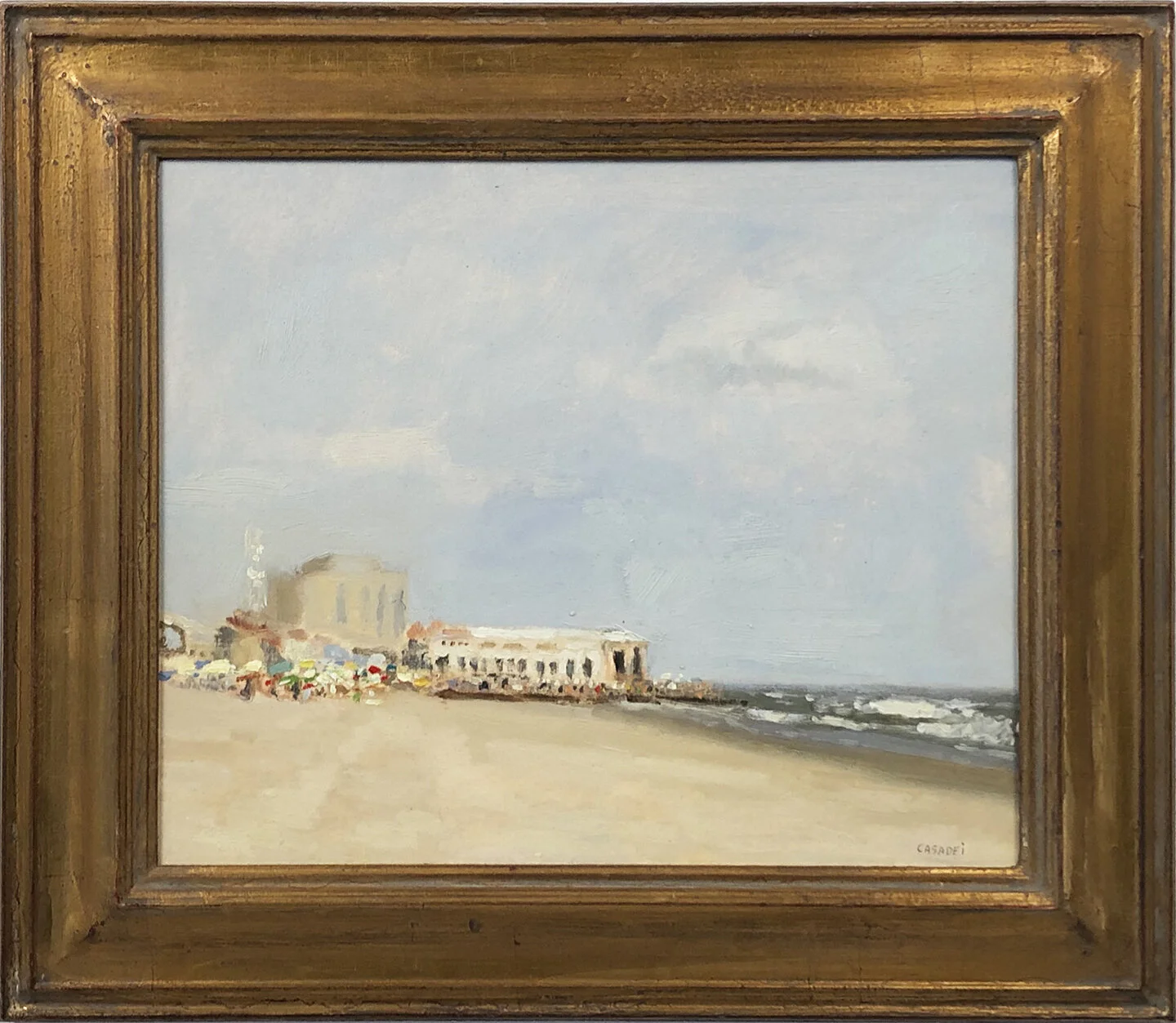 “In the Distance, Music Pier” 16” x 18 1/2” $2700