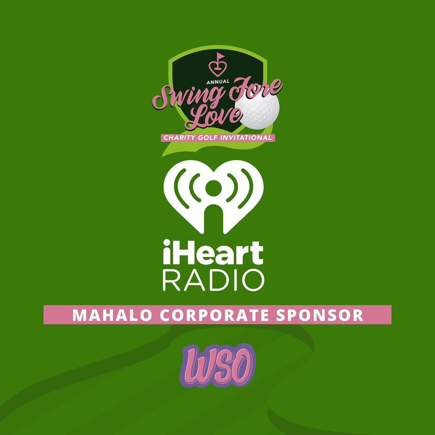 🏌️&zwj;♂️⛳ Gratitude Alert! 🙌 Our hearts are overflowing with appreciation for our amazing media and event sponsors who have contributed so much to our 3rd Annual Swing Fore Love Charity Golf Invitational! 🎉 Huge shoutout to iHeart Radio, MOD Medi