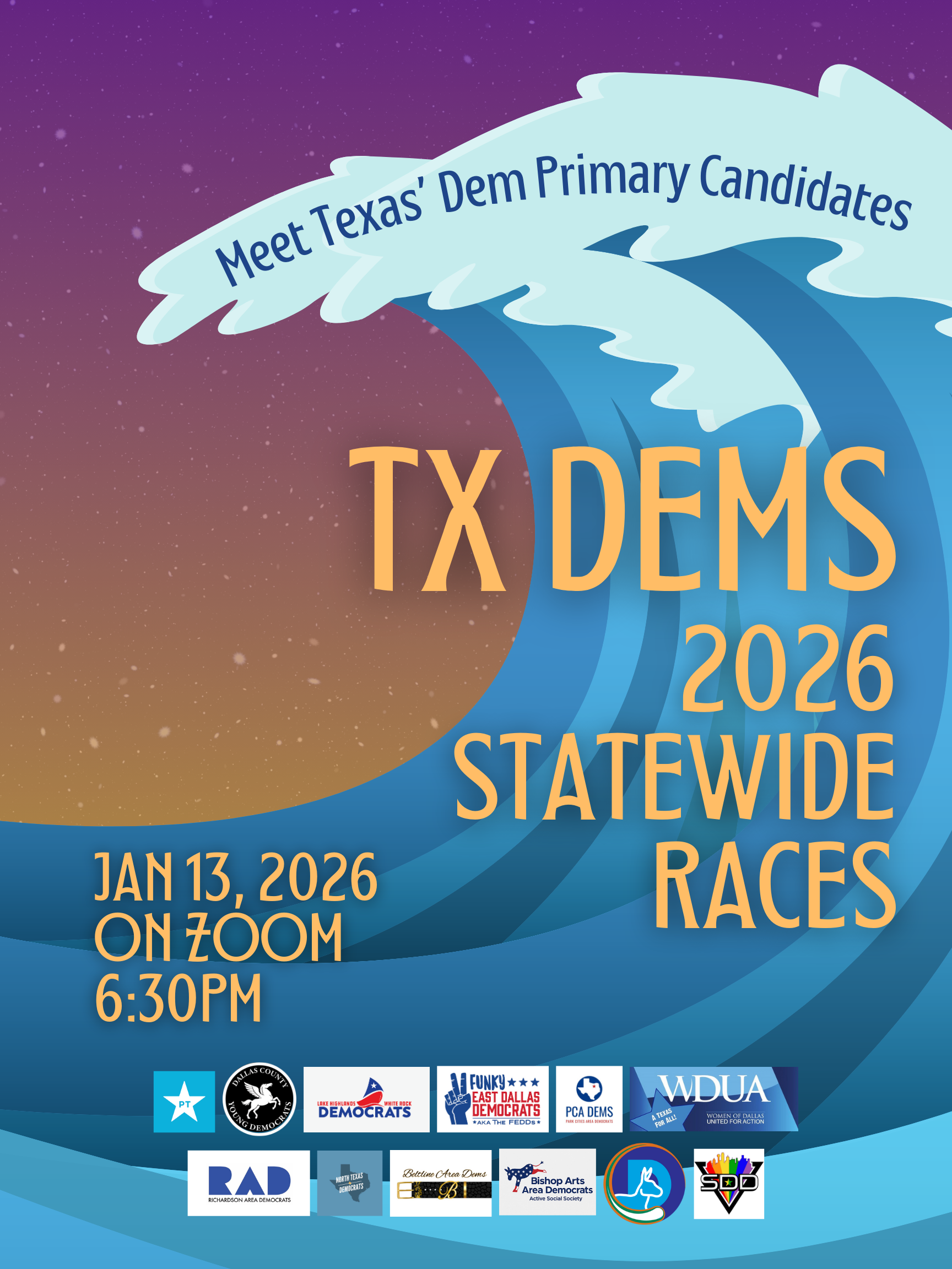 Statewide Candidate Meet &amp; Greet via Zoom