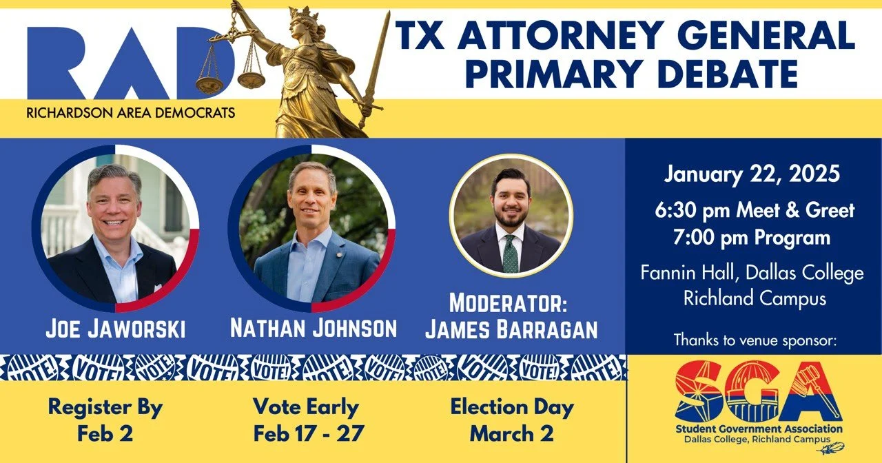 Debate for Attorney General - TX Democratic Candidates