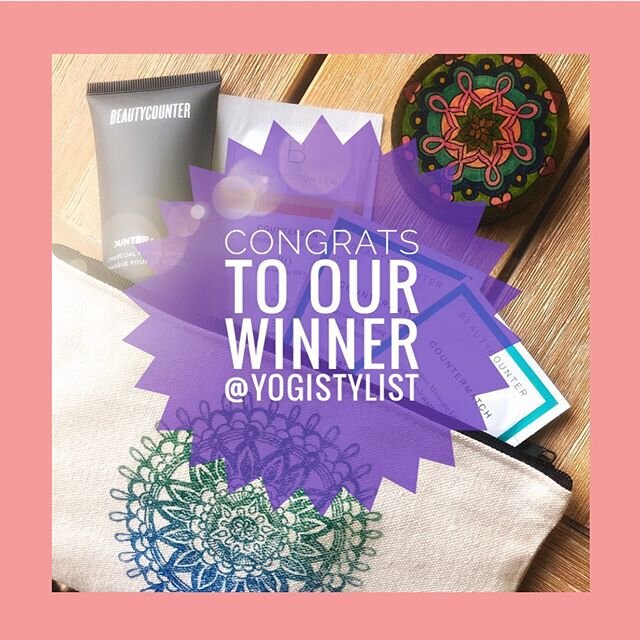 Thanks to everyone who participated! Stay well friends. Congrats to @yogistylist! 💕🙏🏻