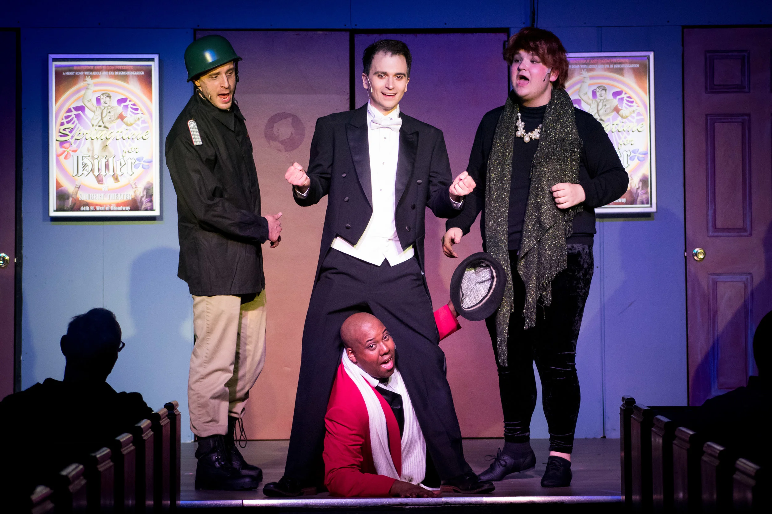 Wesley Kenyon (L), Henry Cyr (C), Max Wolf (R), and J Purnell Hargrove (B)
