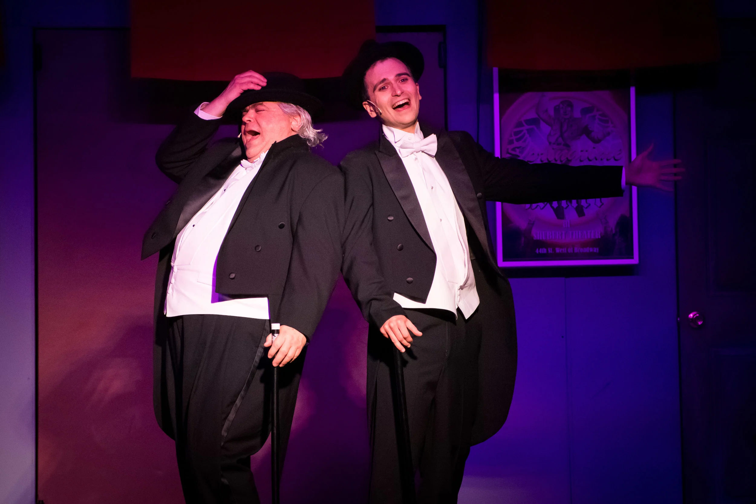 B. Thomas Rinaldi as Max Bialystock & Henry Cyr as Leo Bloom