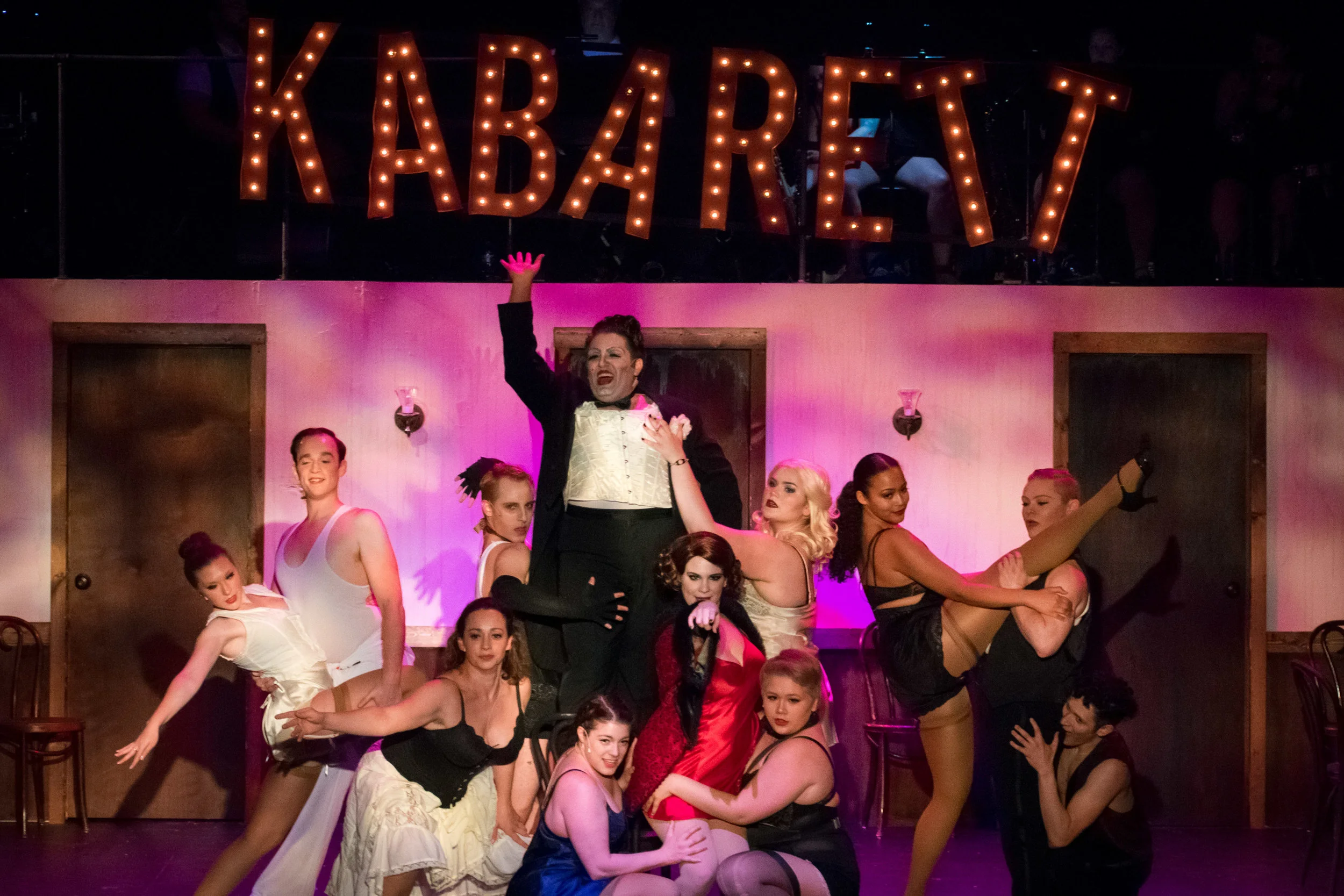The Kit Kat Dancers of Cabaret at Silhouette Stages