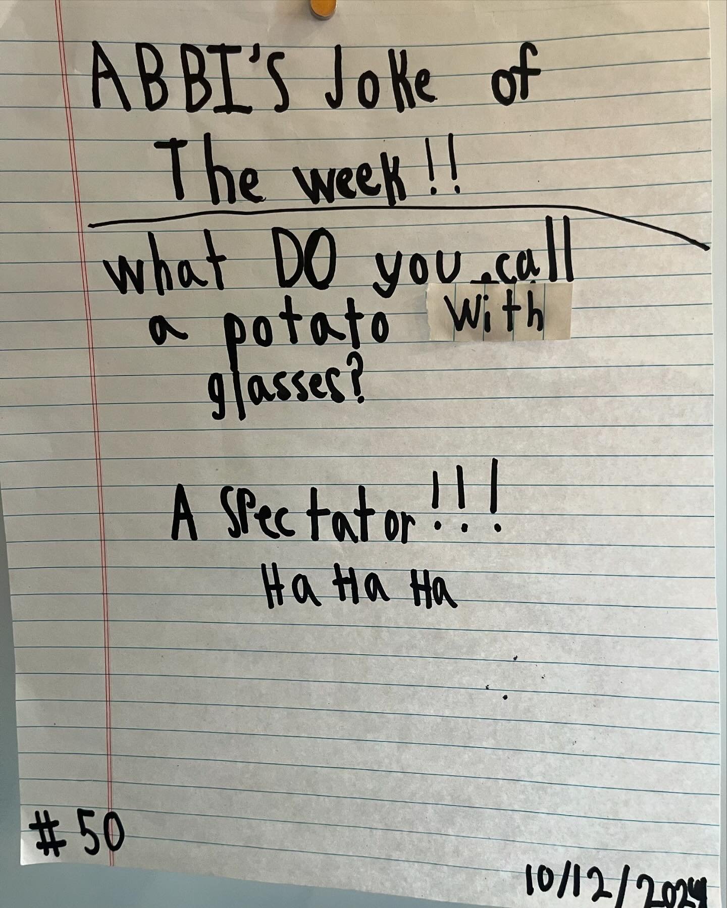 The &ldquo;Joke of the Week&rdquo; torch is being passed! It&rsquo;s time for a new kid in town. Henry is handing down his decade-long, all-important, comedic task to our friend Abbi! Welcome to the job Abbi, we definitely think you&rsquo;re up for t