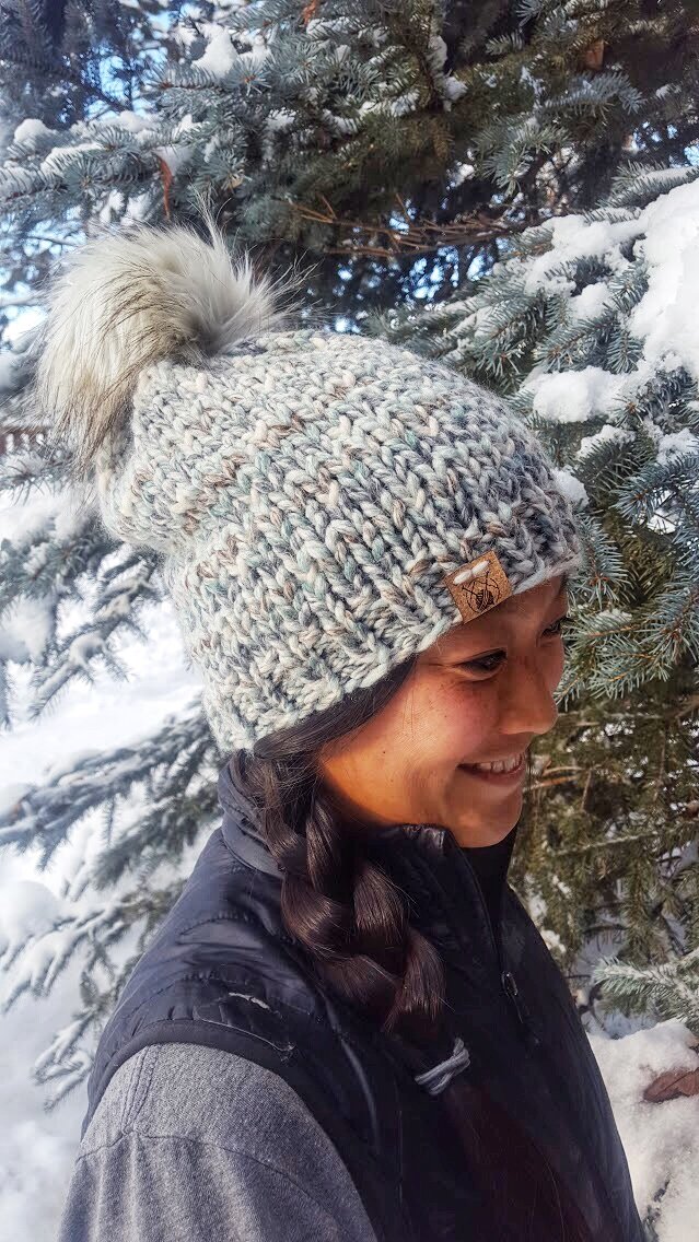 Heart Spring Beanie by Smeeny Beanie Knits Easy Knit Hat Pattern