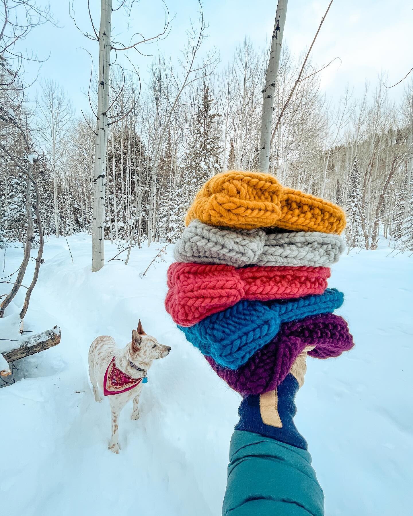 ❄️☀️March in the mountains, where it&rsquo;s summer one day and winter the next! We got a fun sneaky pow day this morning and my winter heart is delighted!

👀only a few items left in the spring sale! 

Sustainable and ethically handmade wool beanies