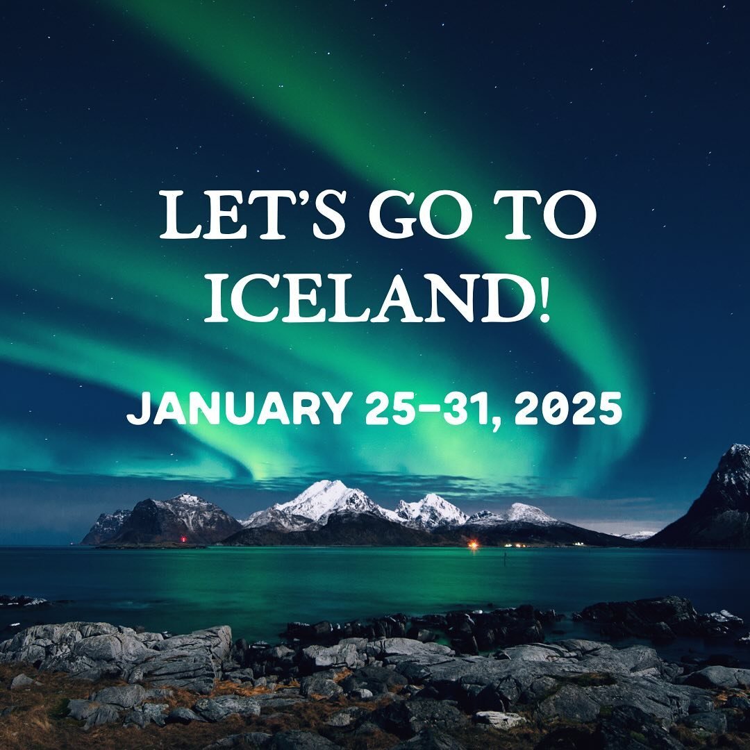 ✨Do you want to go to Iceland with me???

If you haven&rsquo;t seen in my stories or been watching the vlogs, I&rsquo;m hosting a trip to Iceland geared towards makers, small business owners, and adventurous creatives January 25-31, 2025!

I&rsquo;ll