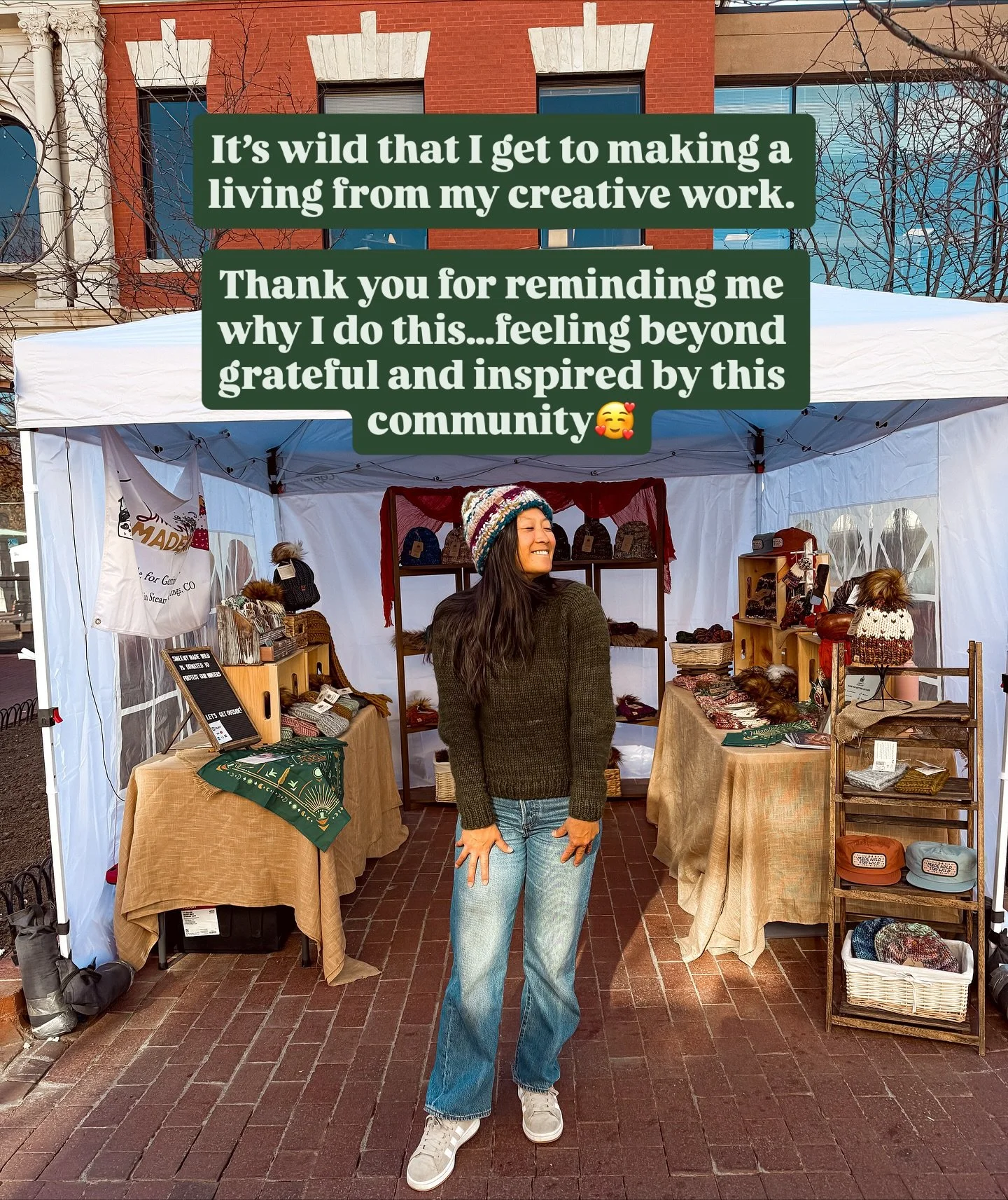 Thank you to everyone who came by this weekend to shop or just say hi! It was so fun to meet some of you in person and I can&rsquo;t even put into words what it meant that you came by🥹 I&rsquo;m truly blown away and feeling incredibly grateful! 

A 