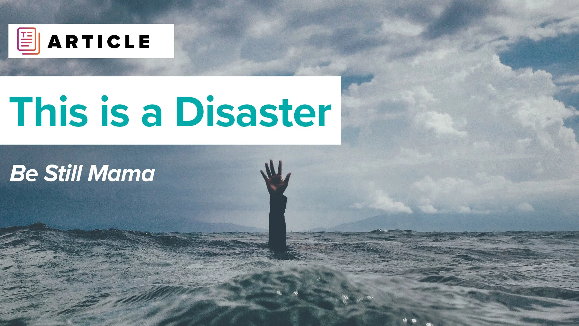 This Is A Disaster Hope On Demand