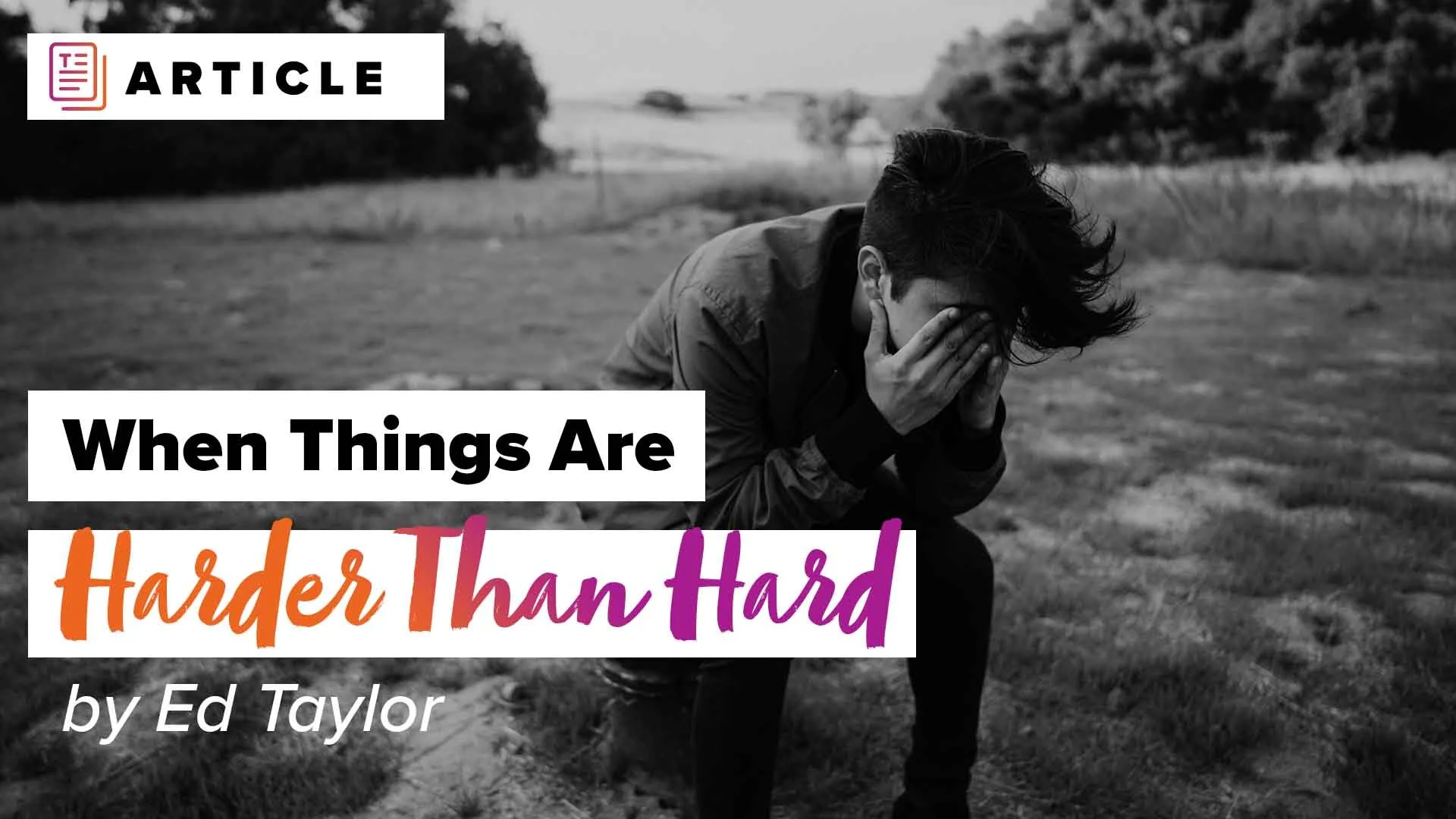 When Things Are Harder Than Hard