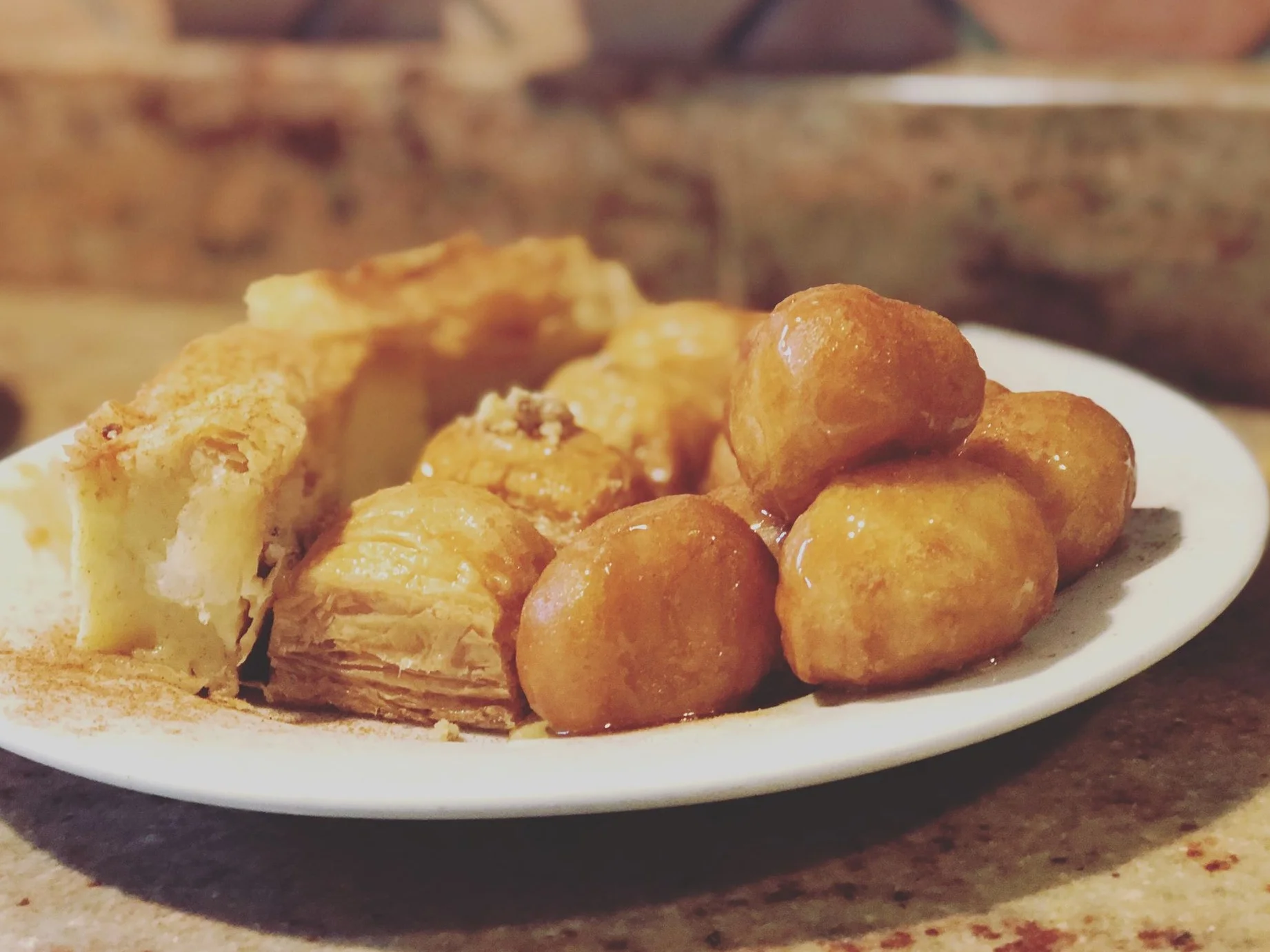Honey Glazed Loukamades