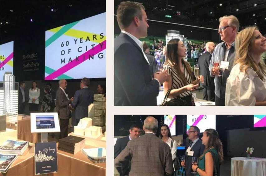 PICTURED ABOVE: RSIR was the visionary sponsor of the Downtown Seattle Association’s Annual Meeting held at the Amazon Doppler Building and featured Encore at Columbia Station as part of the “City Living” showcase.