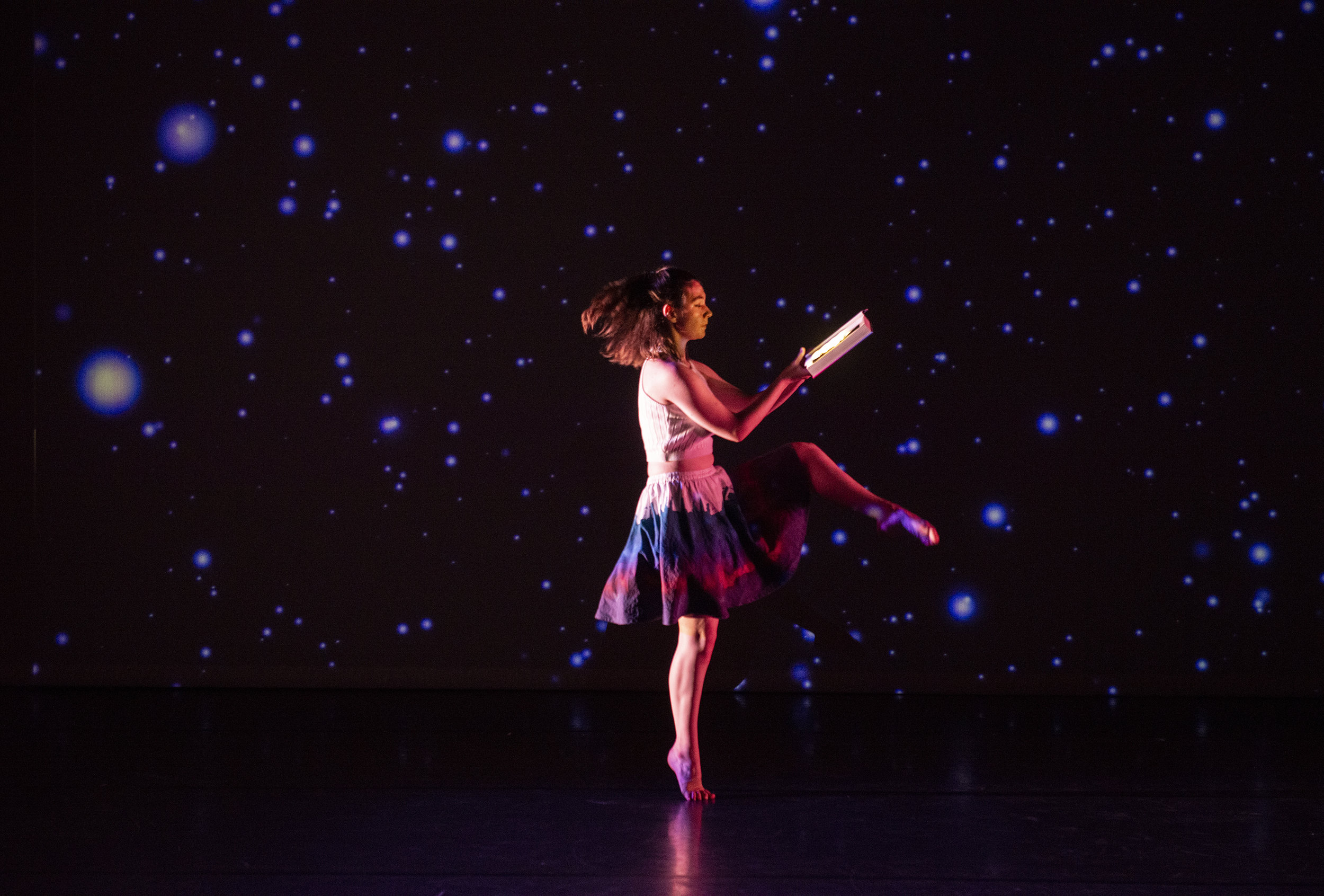  “Anna the Astronaut.” Photo by David Andrews, property of The University of Maryland School of Theatre, Dance and Performance Studies, 2019. All Rights Reserved. 