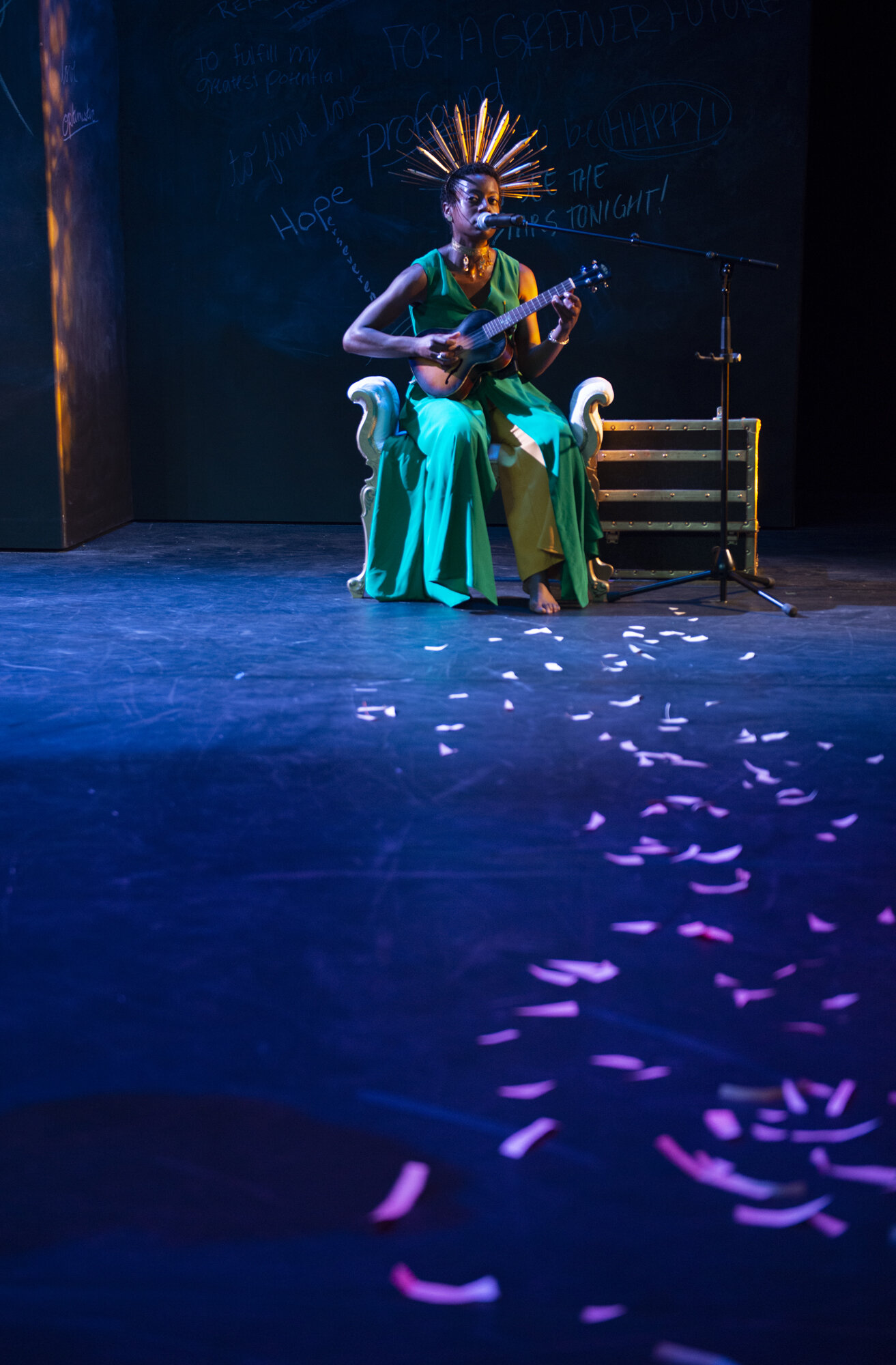  “Black Madonna and Ms. America.” Photo by David Andrews, property of The University of Maryland School of Theatre, Dance and Performance Studies, 2019. All Rights Reserved. 