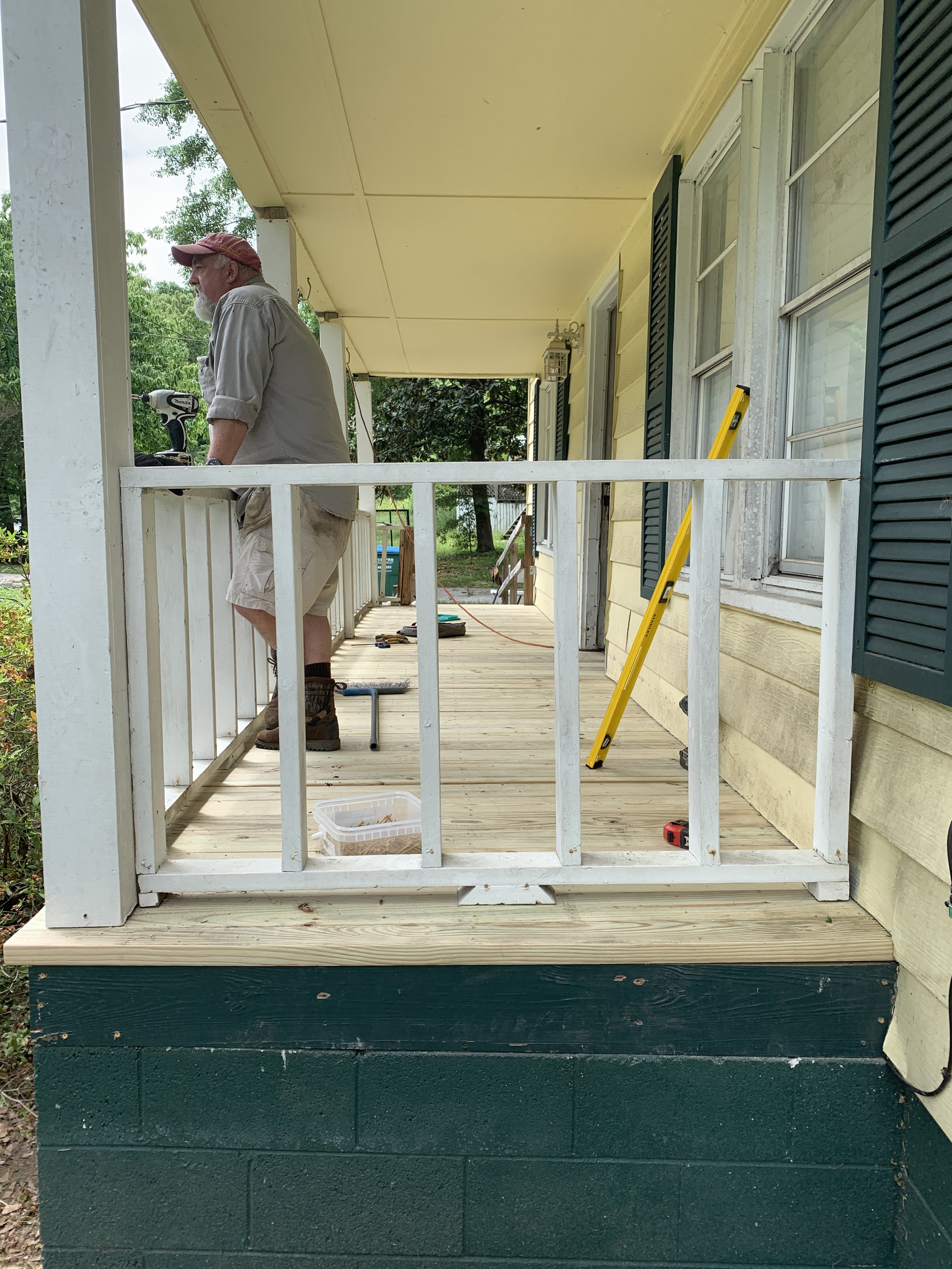 Porch Repair - After