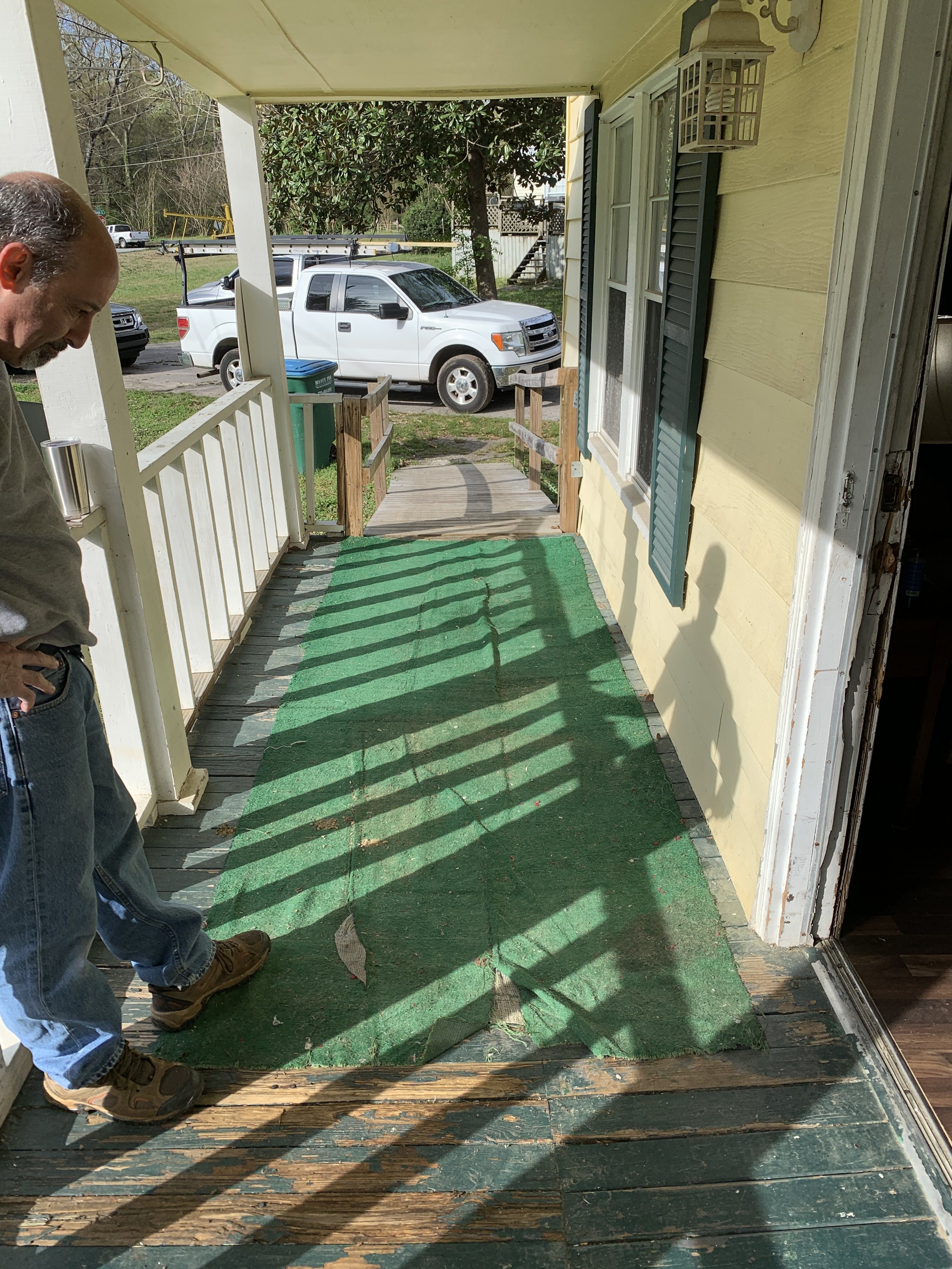 Porch Repair - After