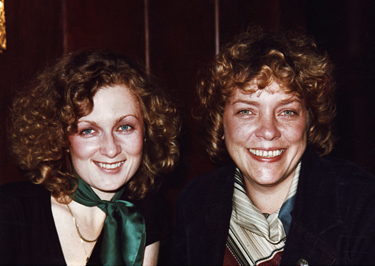  1976, with my “big sister” Gretchen Horton, then Fantasy’s publicity director, at Trader Vic’s, Emeryville, CA. ( Photo: Lucille Rollins ) 