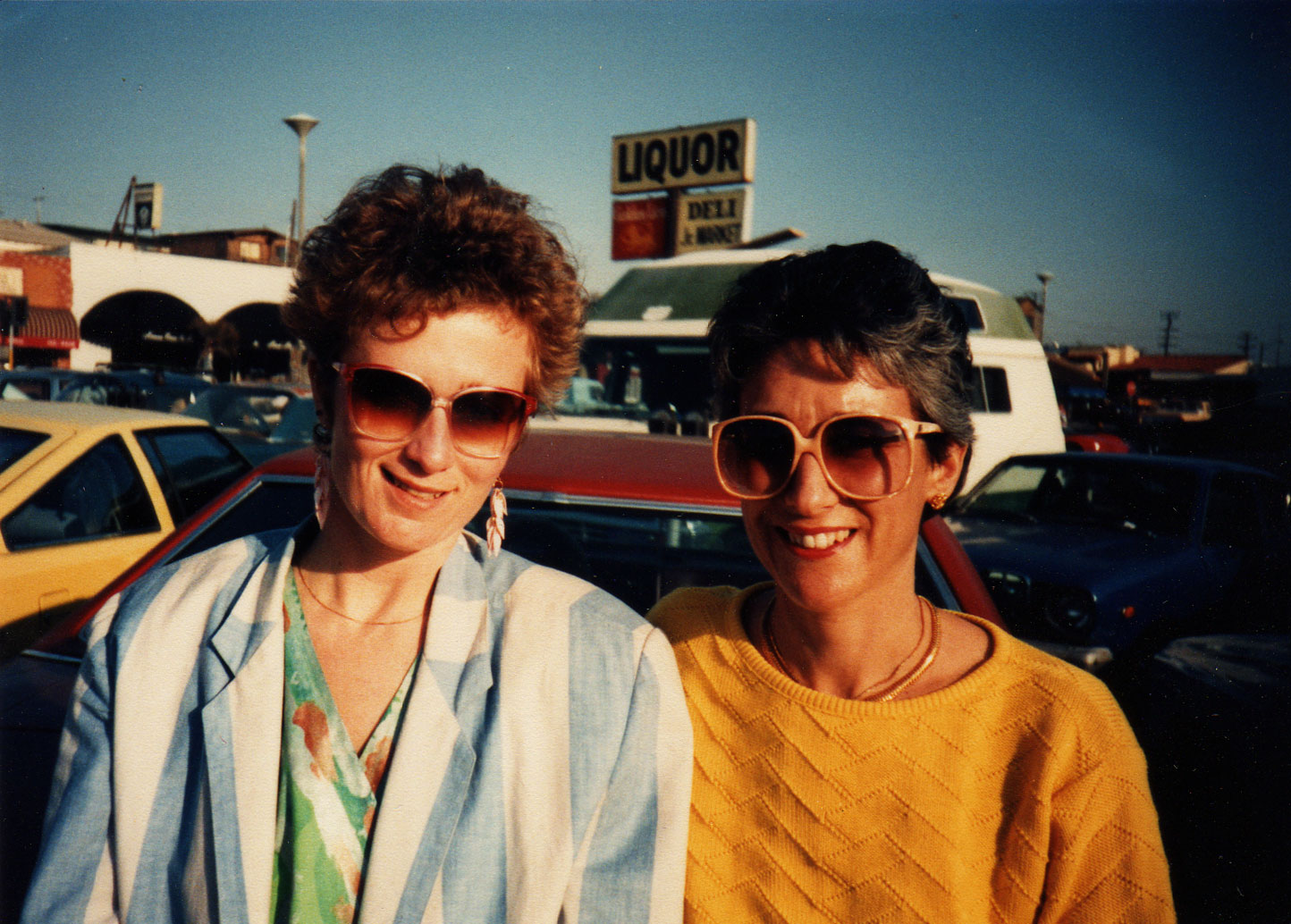  1985, with Laurie Pepper in Hermosa Beach, CA, while Azymuth was in town for an engagement at Concerts by the Sea.  (Photo: Mirandi Babitz)  