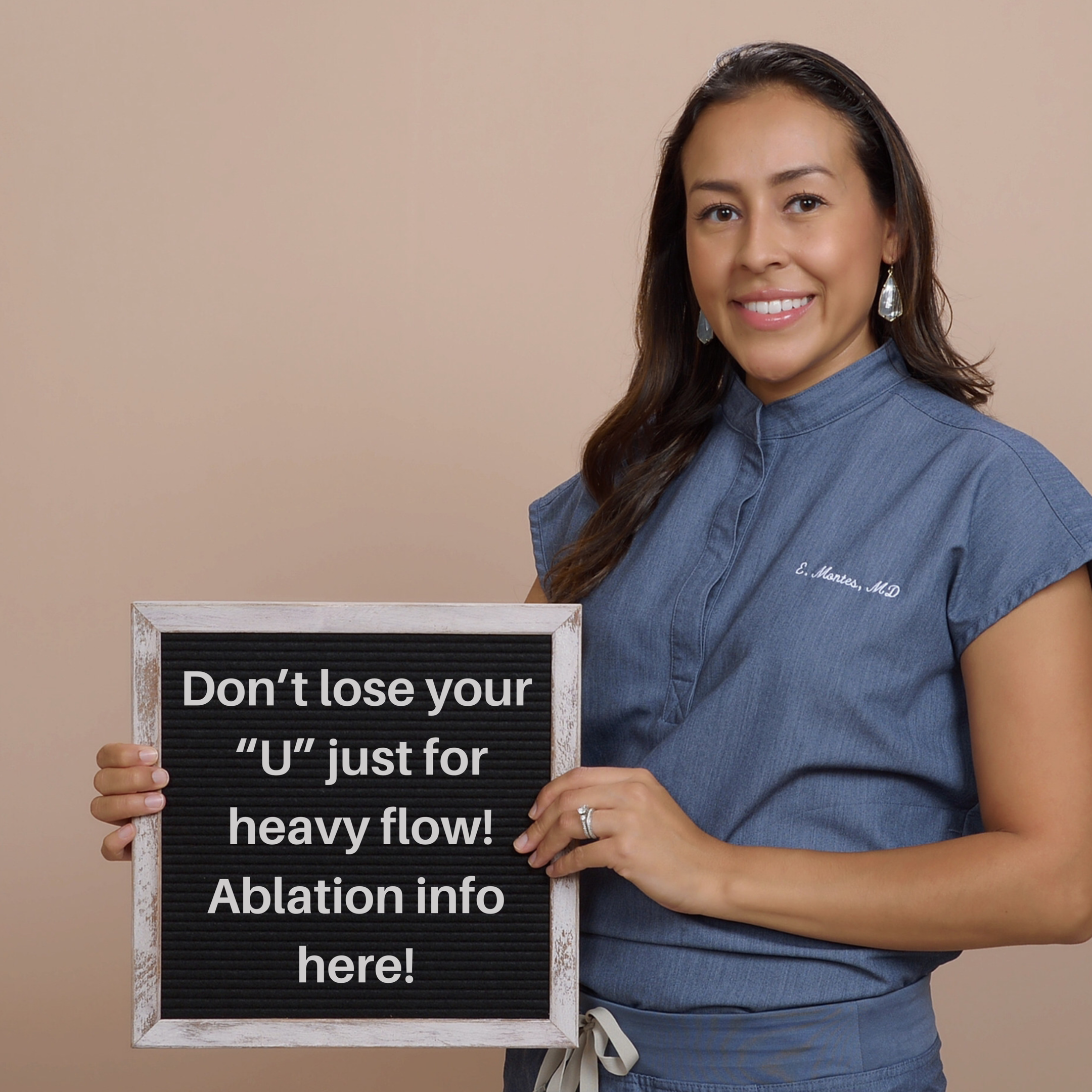 Don't lose your "U" just because of heavy periods!! Ablation info here!