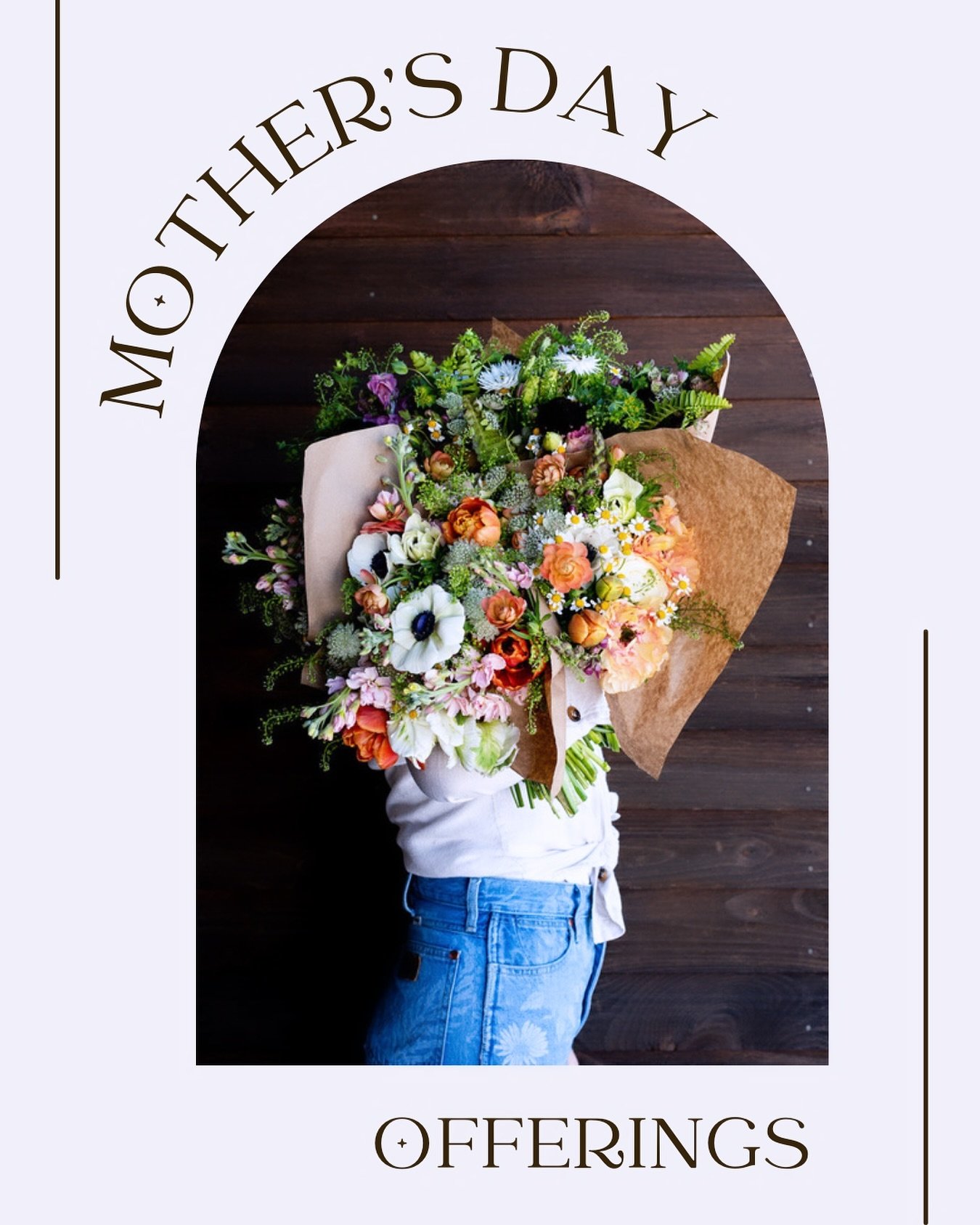 Hey you! Yeah, you! Did you know that Mother&rsquo;s Day is only 10 days away?! The best way to express your feelings of love and gratitude is spoiling her with a doorstep surprise bursting with local flower magic! Order a bespoke hand-tied bouquet o