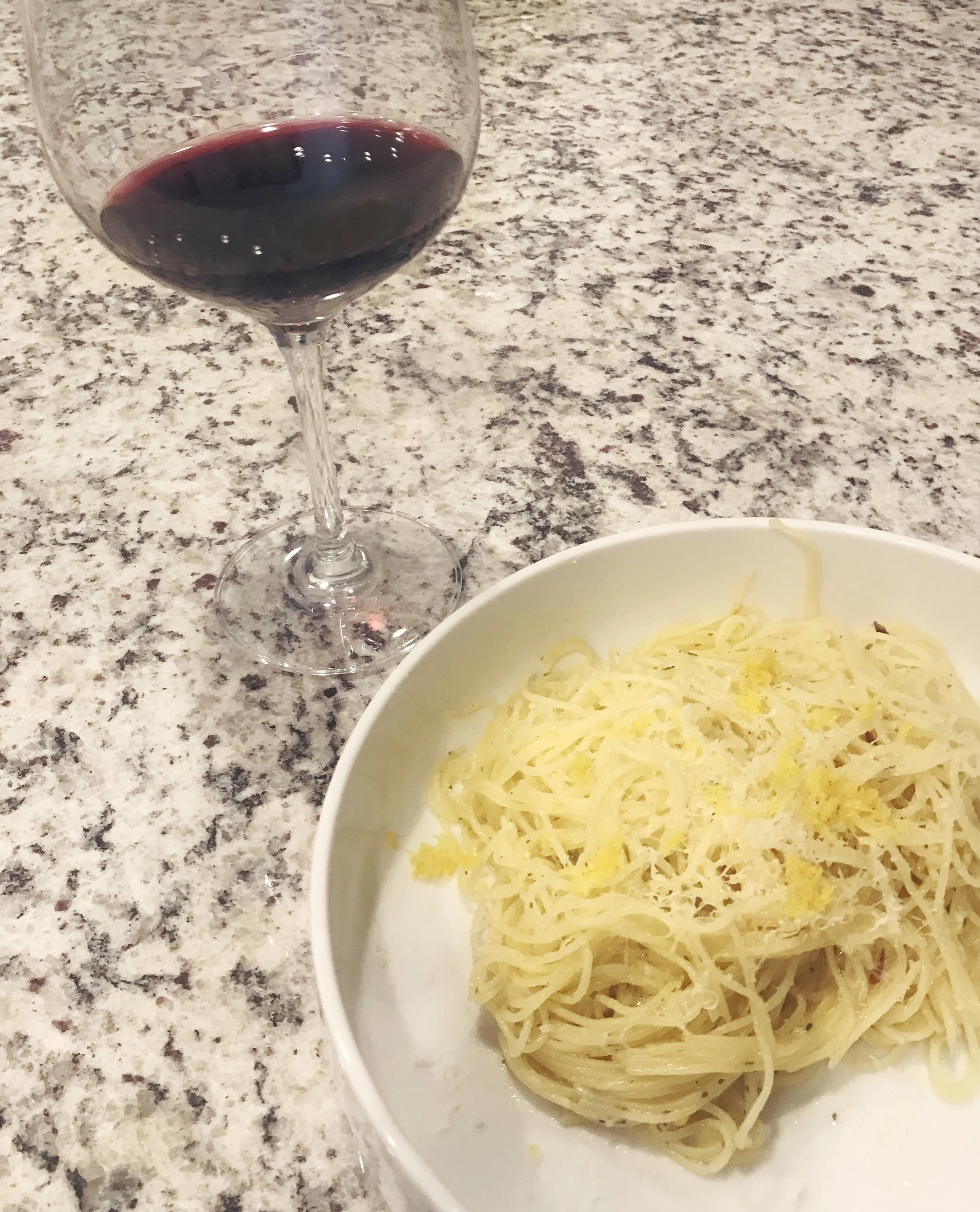 lemon garlic pasta that will rock your world