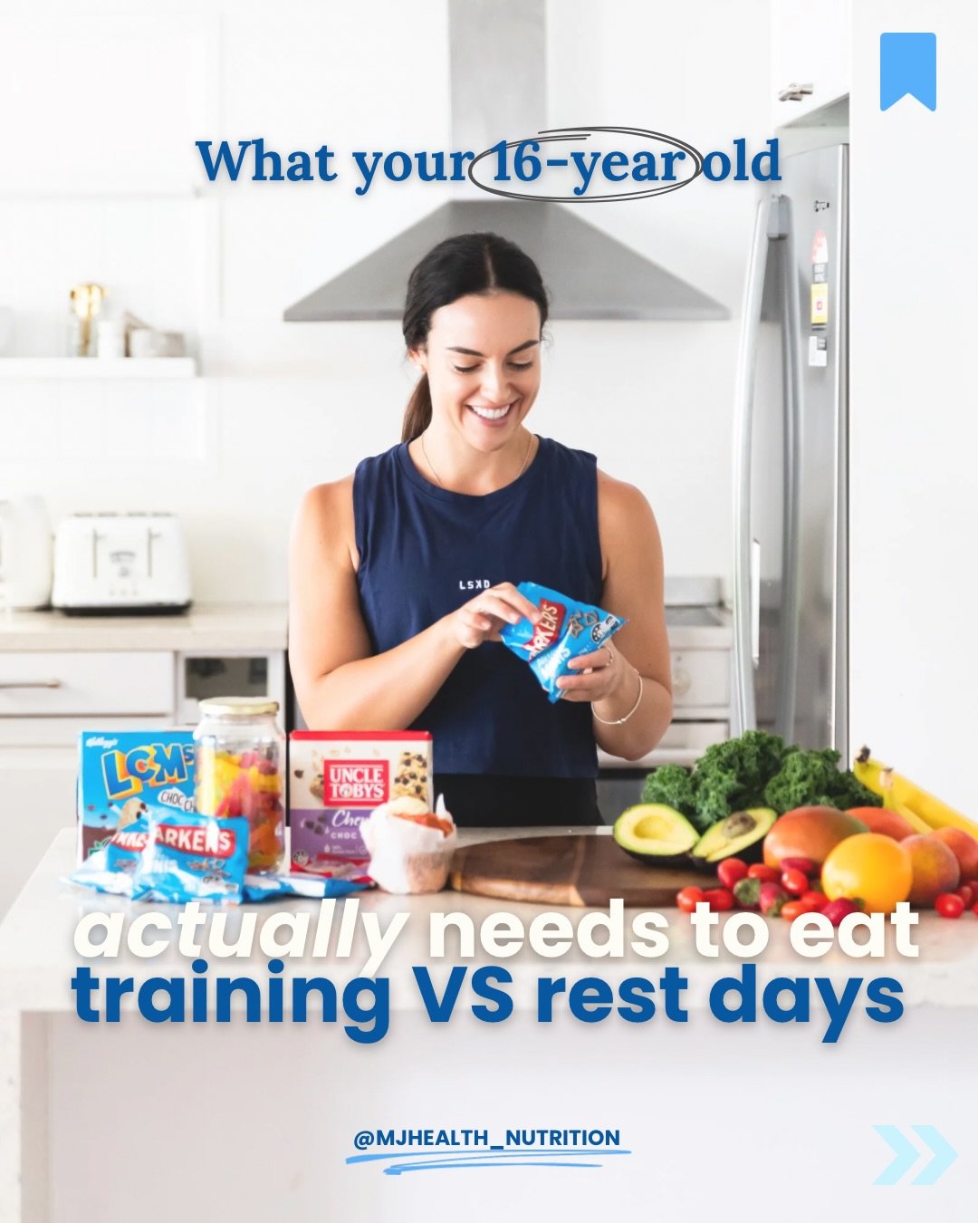 Rest days are not &ldquo;eat less&rdquo; days 
Training days are not &ldquo;eat everything&rdquo; days 

Your teens are still growing and need consistent energy every day&hellip; not just on rest days. Fuel supports growth, recovery, mood, and learni