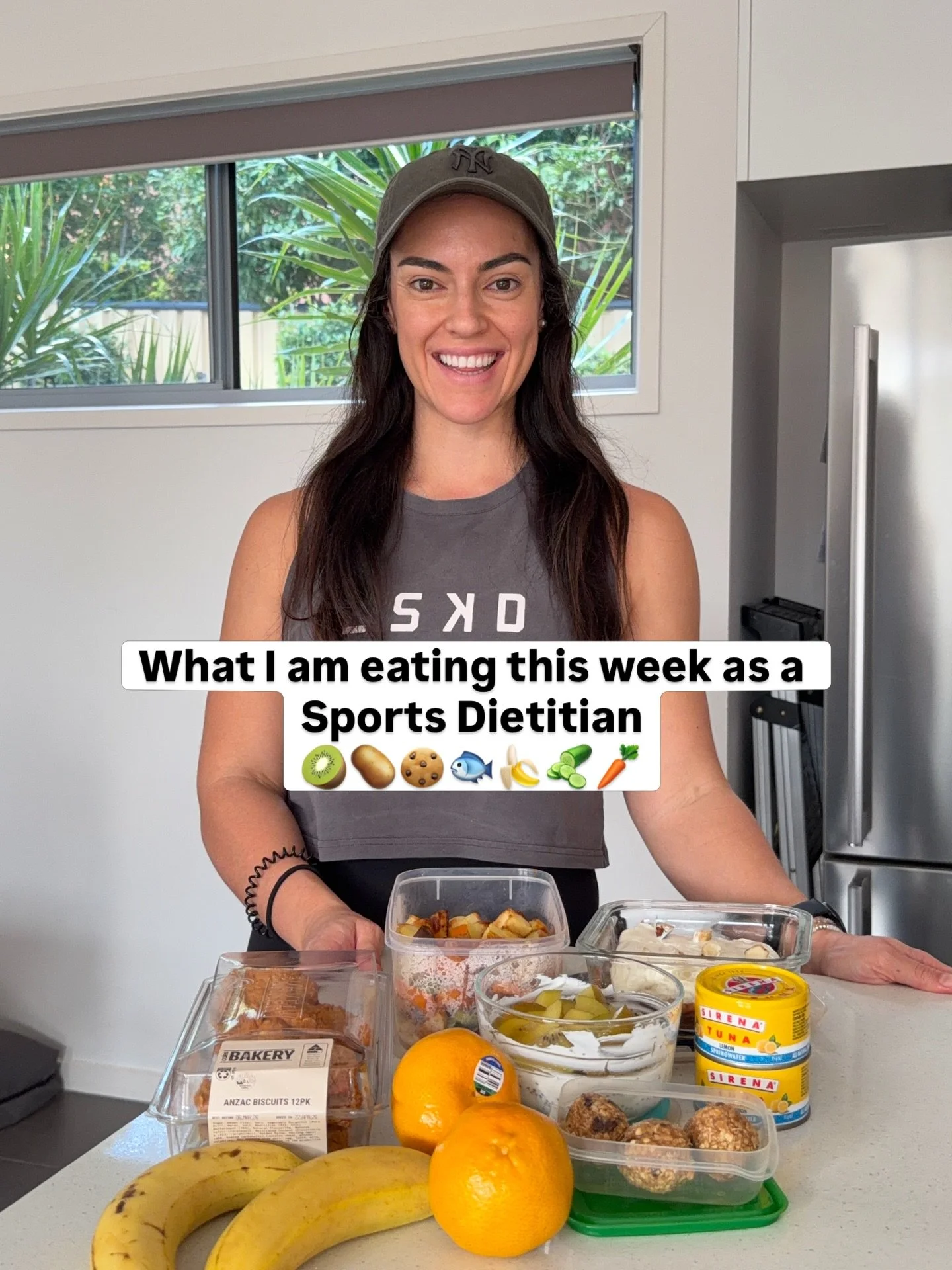 You probably won&rsquo;t find me filming 1 hour meal prep reels because honestly they take way too long to film so instead, here&rsquo;s a snapshot of what I am having this week as a Sports Dietitian 🥝

Focusing on fuelling my body to feel good and 