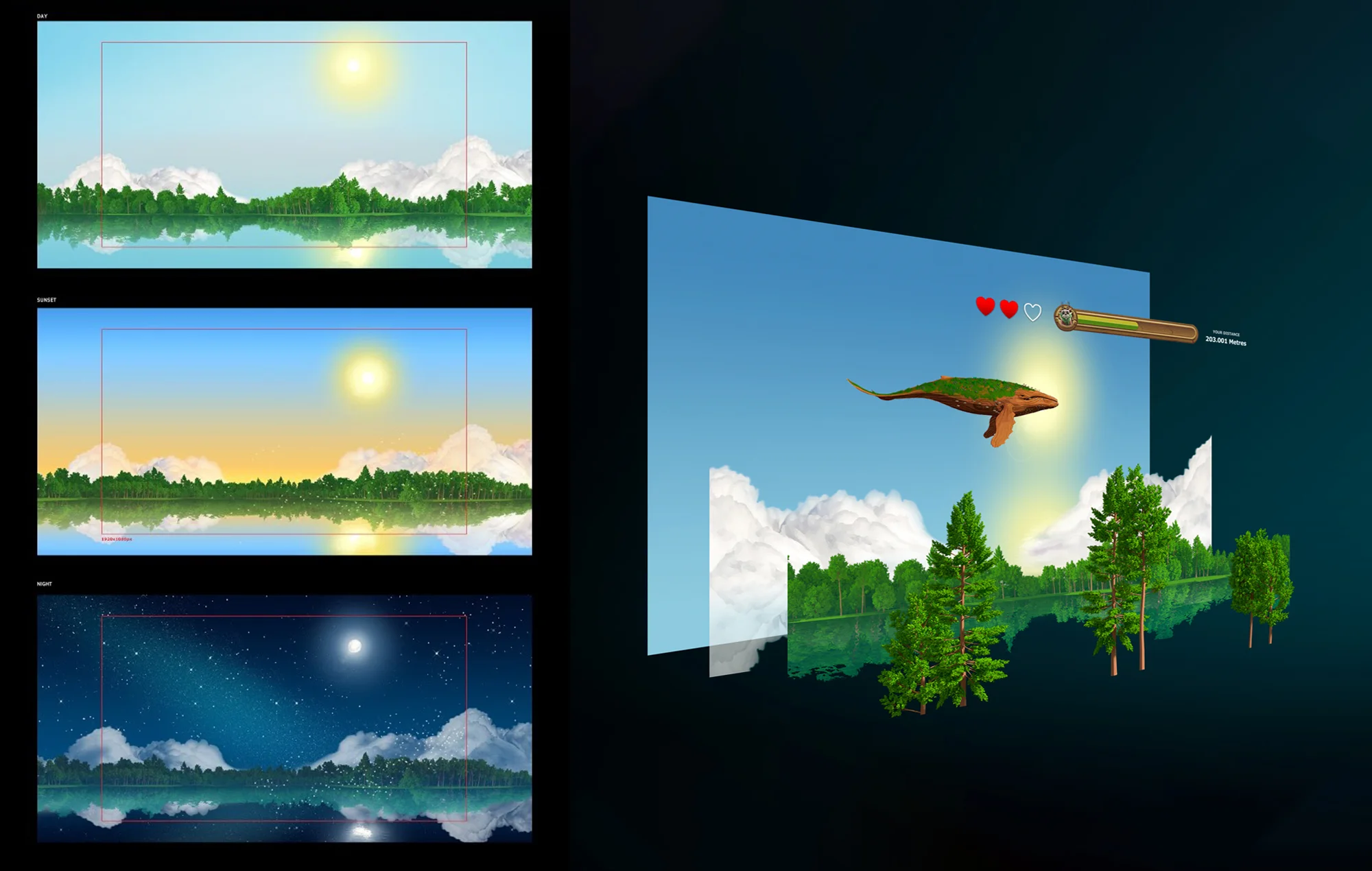 Center Parcs Flying Forest Whale game