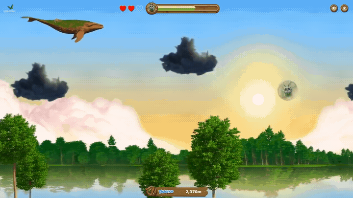 Center Parcs Flying Forest Whale game