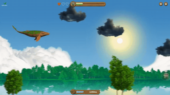 Center Parcs Flying Forest Whale game