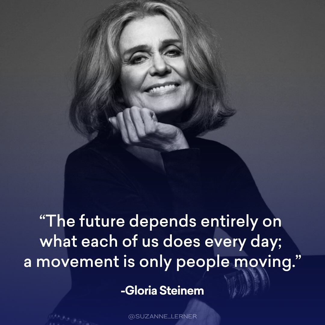 Gloria&rsquo;s words are always best. 💕