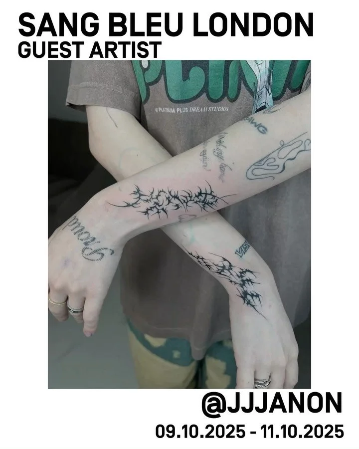 Guest artist @jjjanon in the studio with us this week! DM for last London appointments

#guestartist #londontattoostudio #flashtattoos