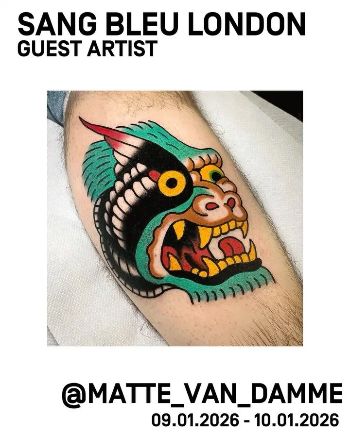 Bringing some colourful vibes for 2026! We look forward to welcoming guest artist @matte_van_damme to our studio 9th &amp; 10th January. 

Link in bio to secure your booking with Matte