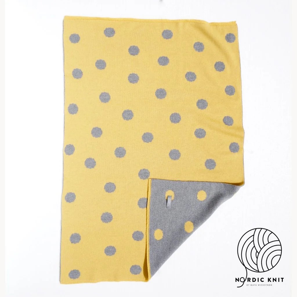 BabyBlanketPolkaDotYellowLightgrey#4.jpg