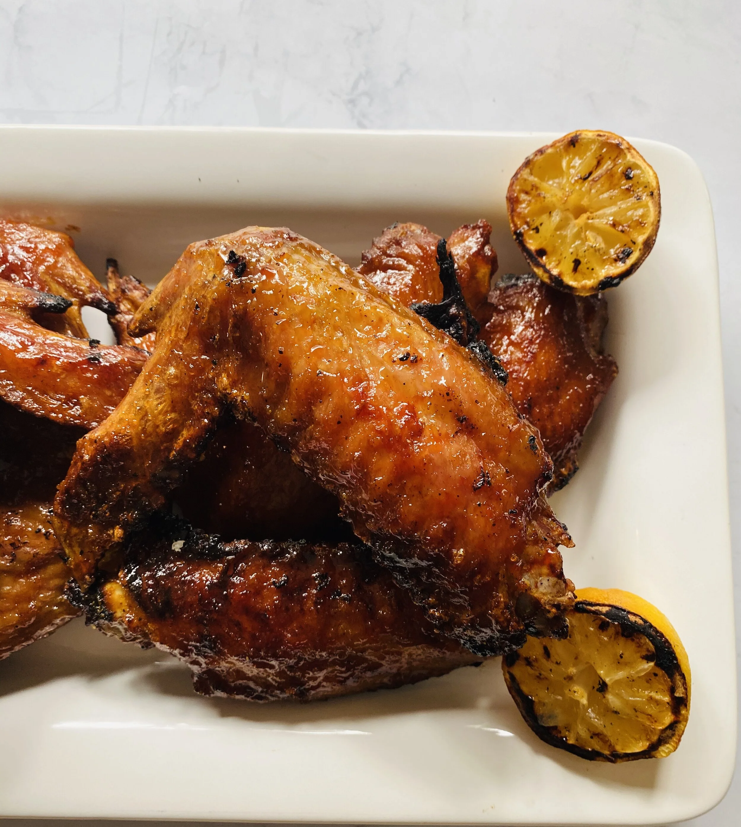 Grilled Honey Citrus Turkey Wings