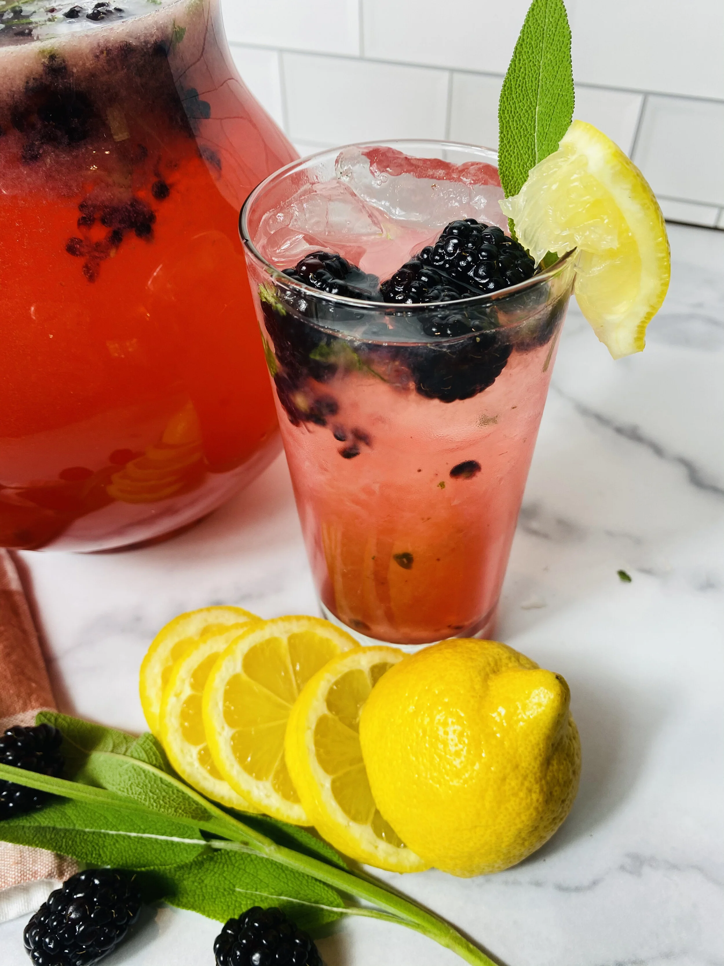 Blackberry Sage Lemonade