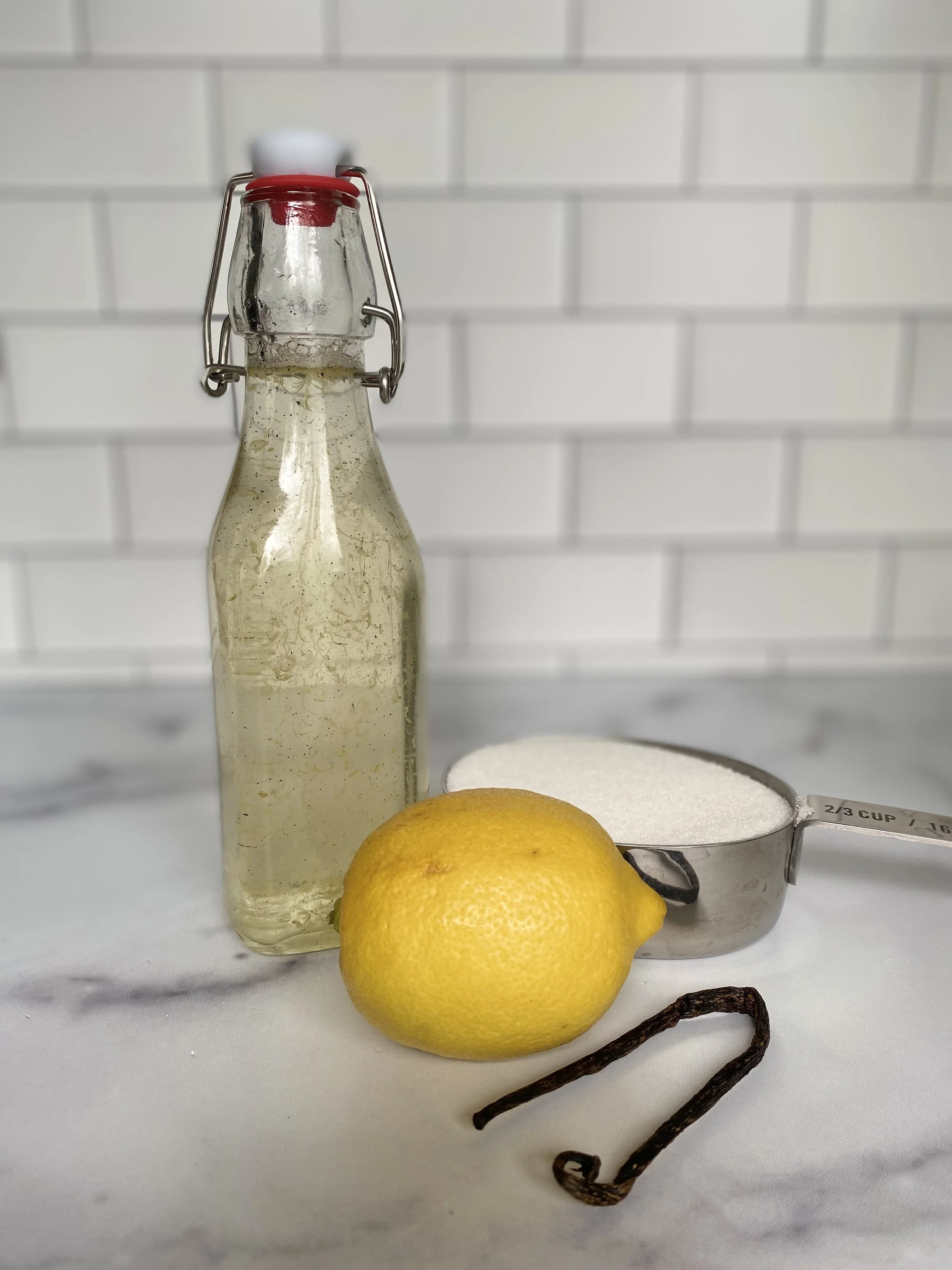 Lemon Vanilla Simple Syrup