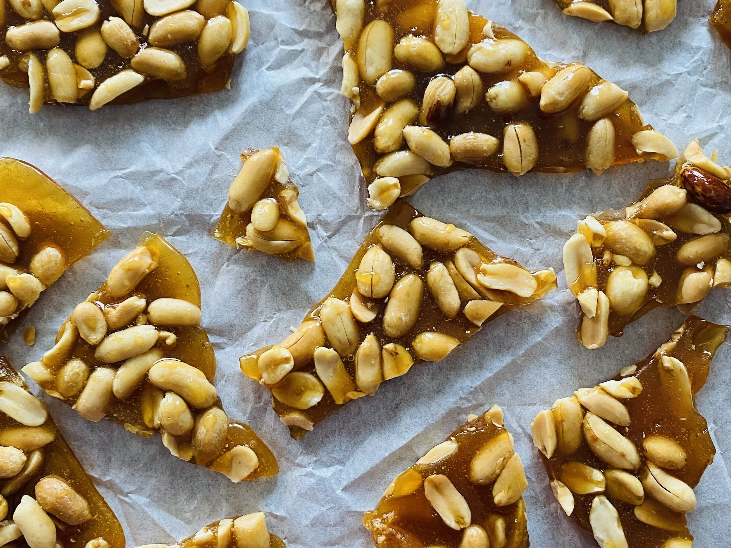 Honey Peanut Brittle 