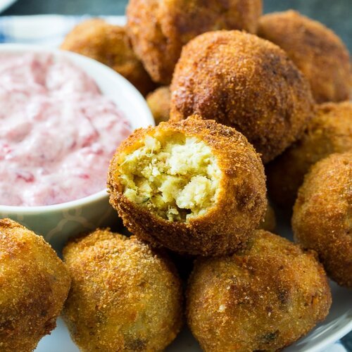Deep Fried Stuffing Balls — Tanorria's Table