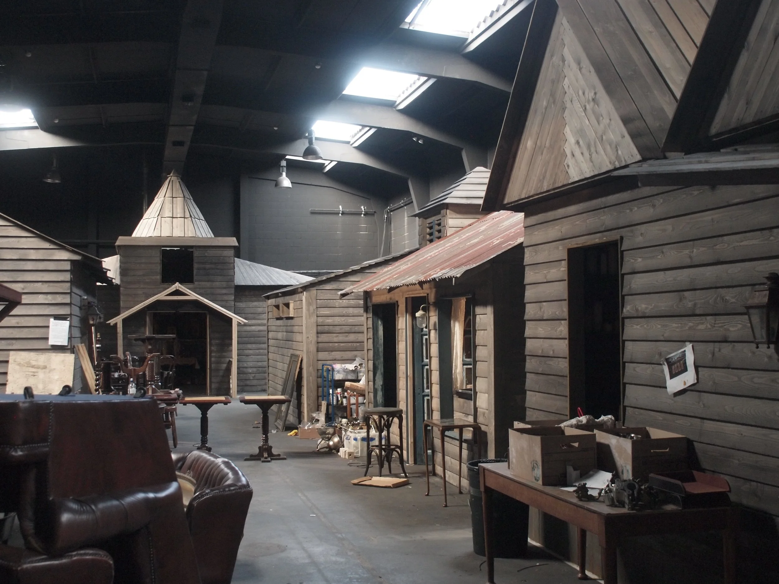  Immersive theatrical village - 15 buildings across two warehouses 7000ft² 