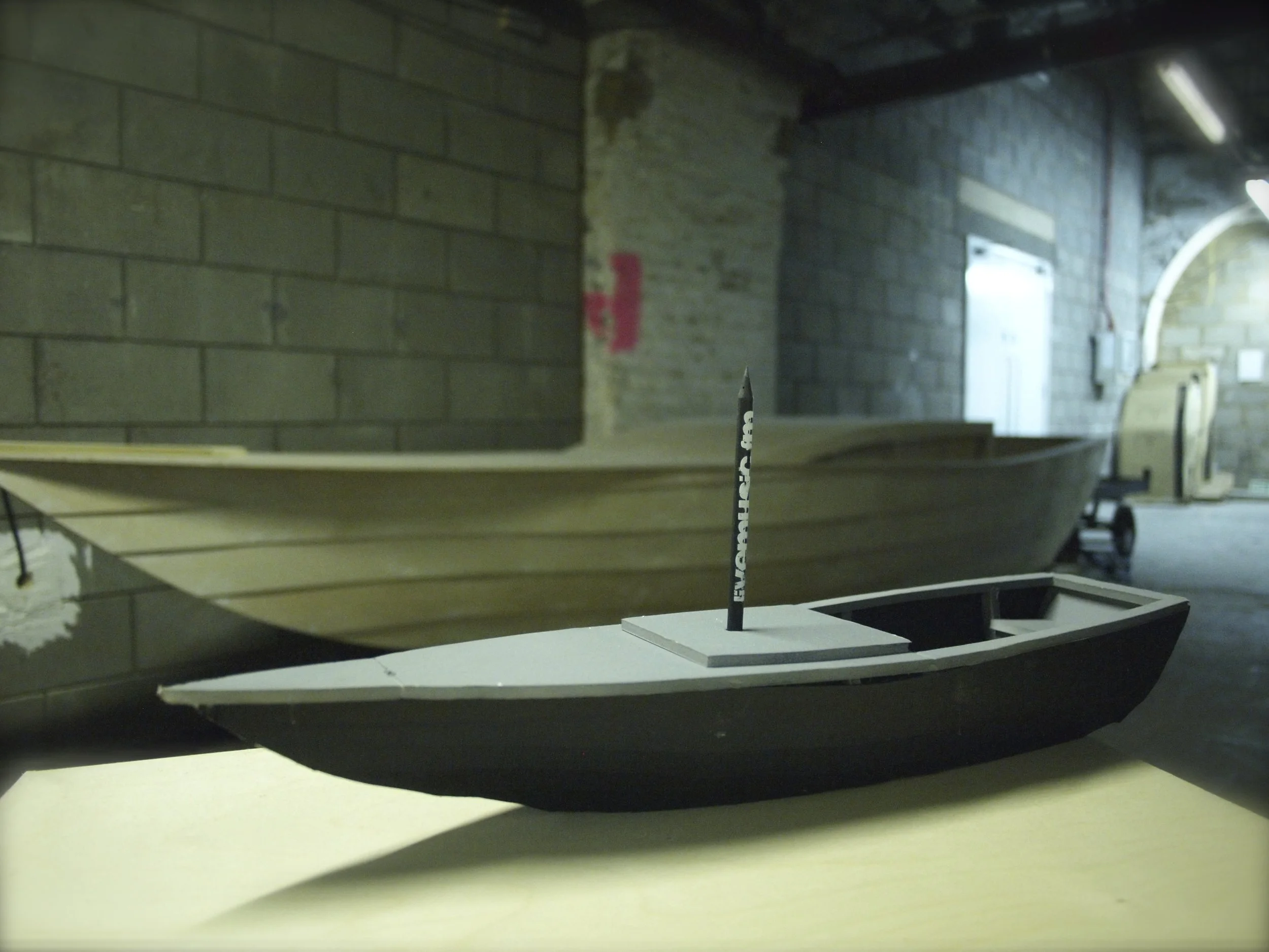  Art - Fabrication of life size sailing dingy 