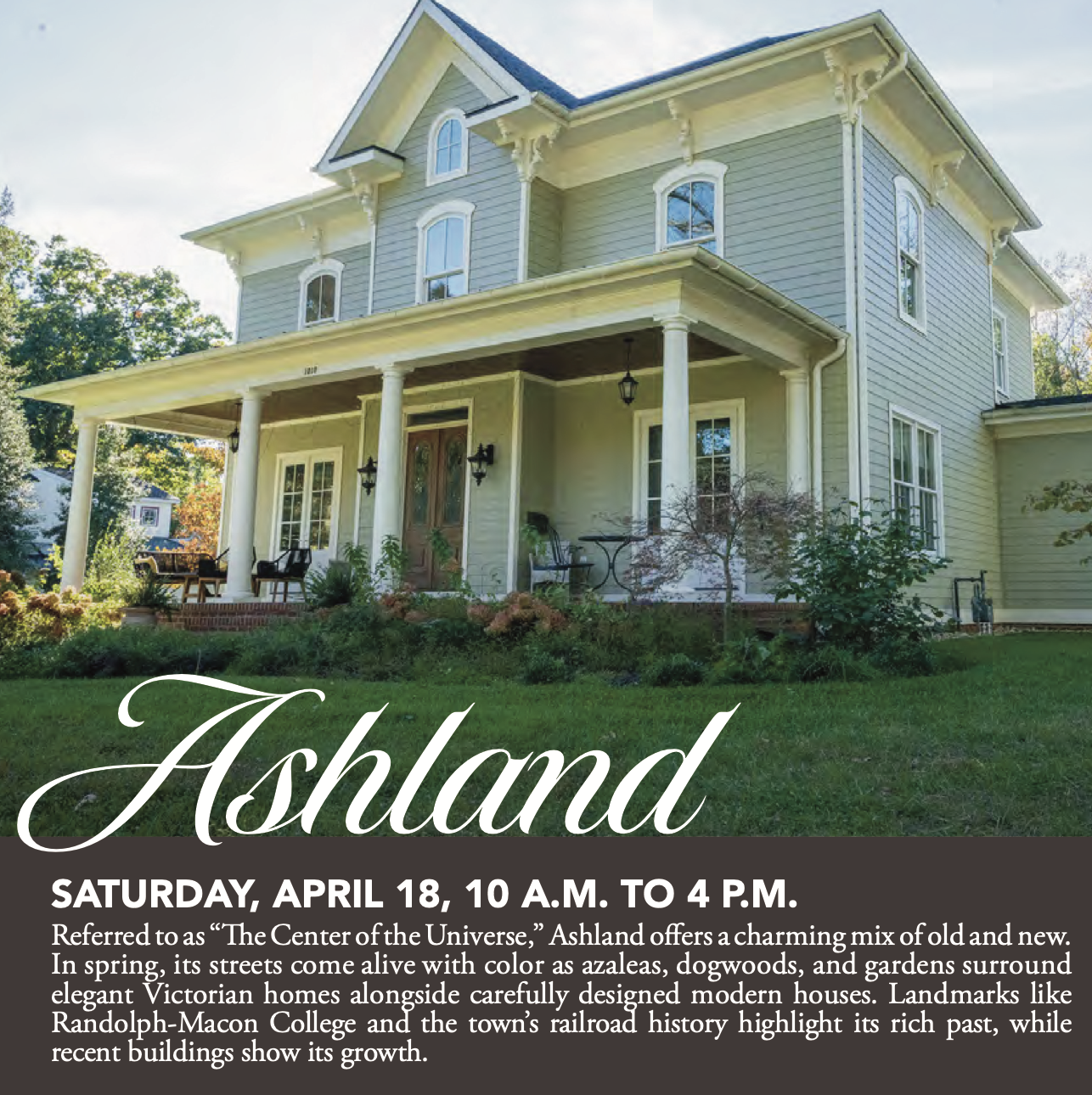 Historic Garden Week in Ashland