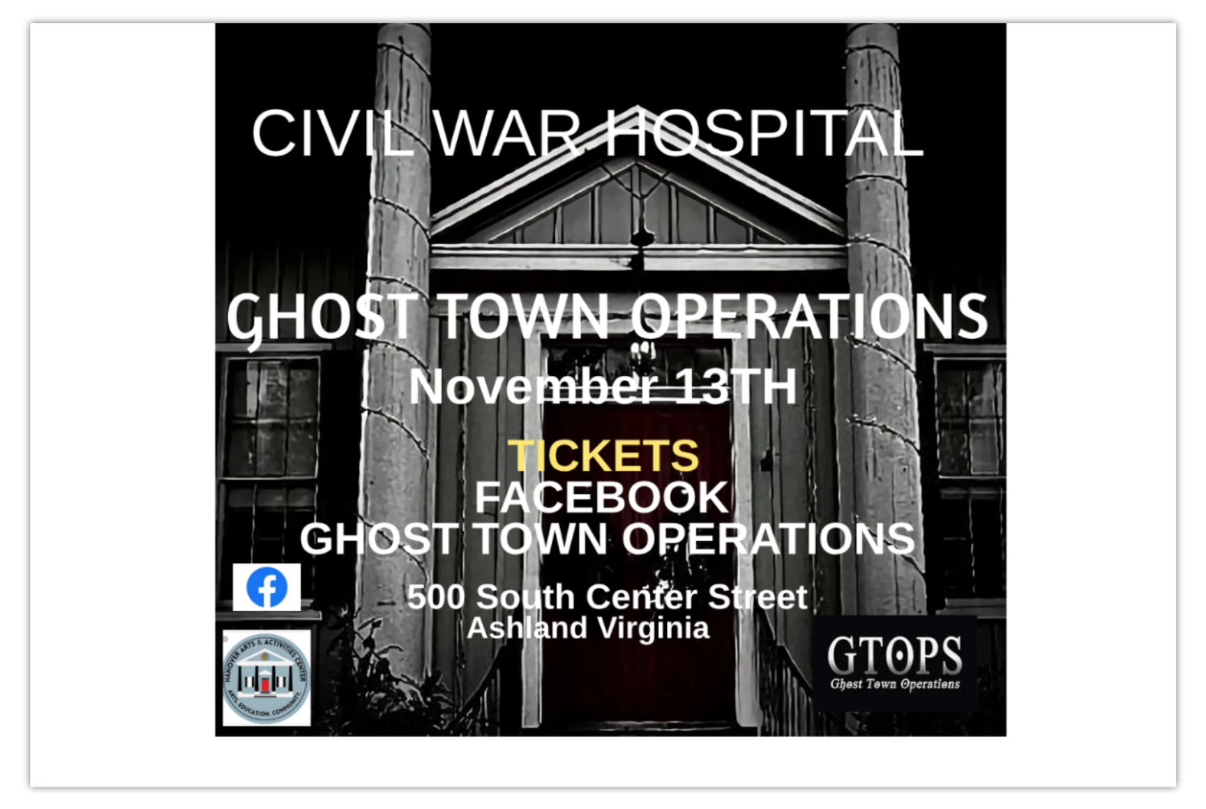 Ghost Town Operations Investigation @HAAC