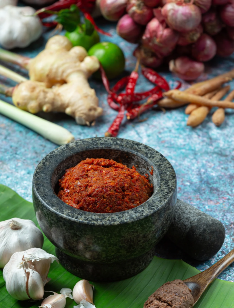 Malaysian food ingredients at Sambal Sim